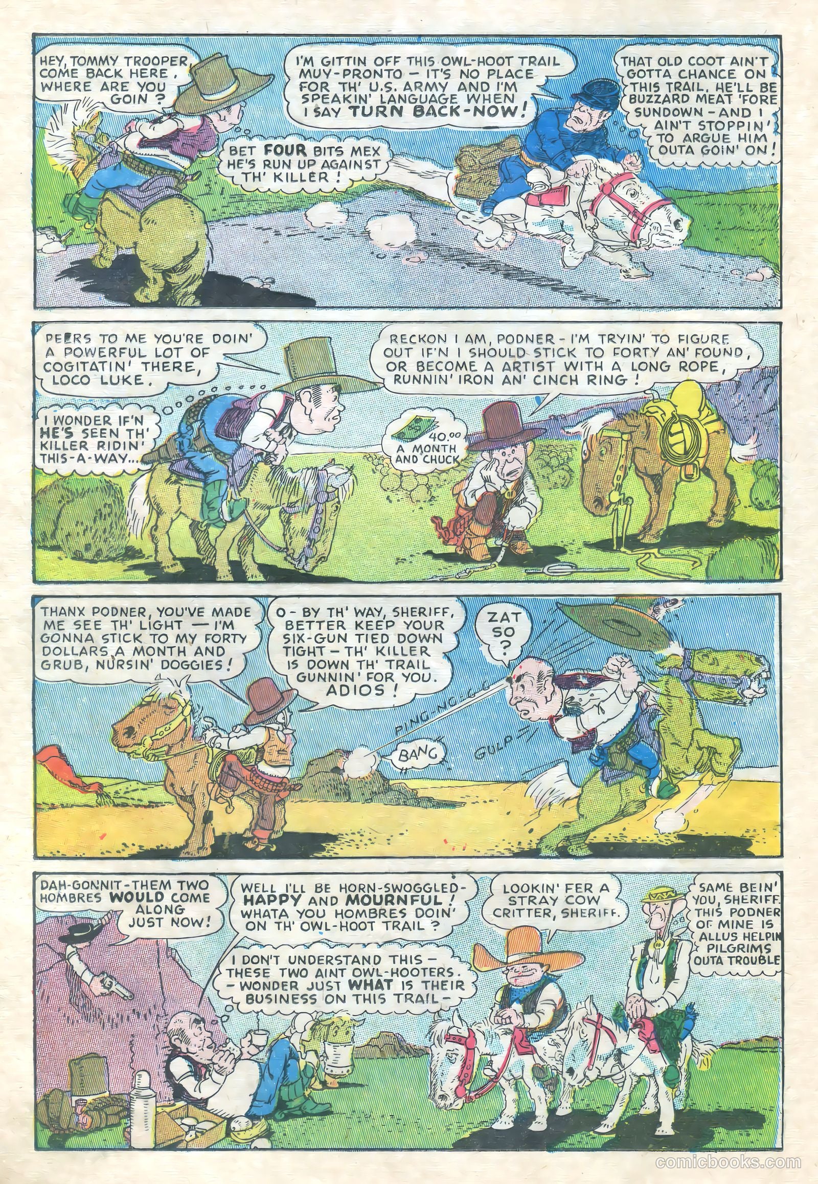 Cow Puncher Comics #3 (1947) — page 12 of 36