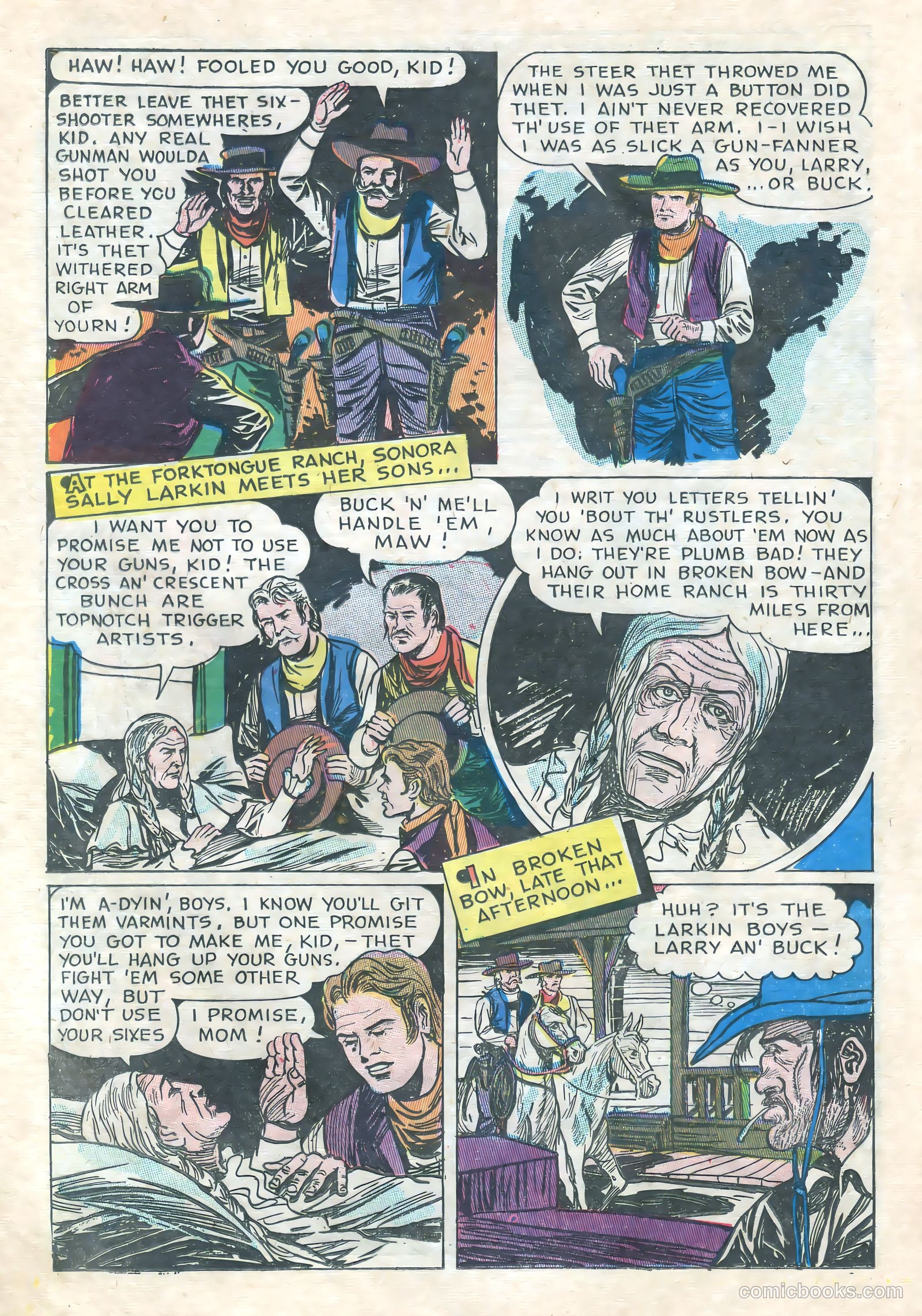 Cow Puncher Comics #3 (1947) — page 16 of 36