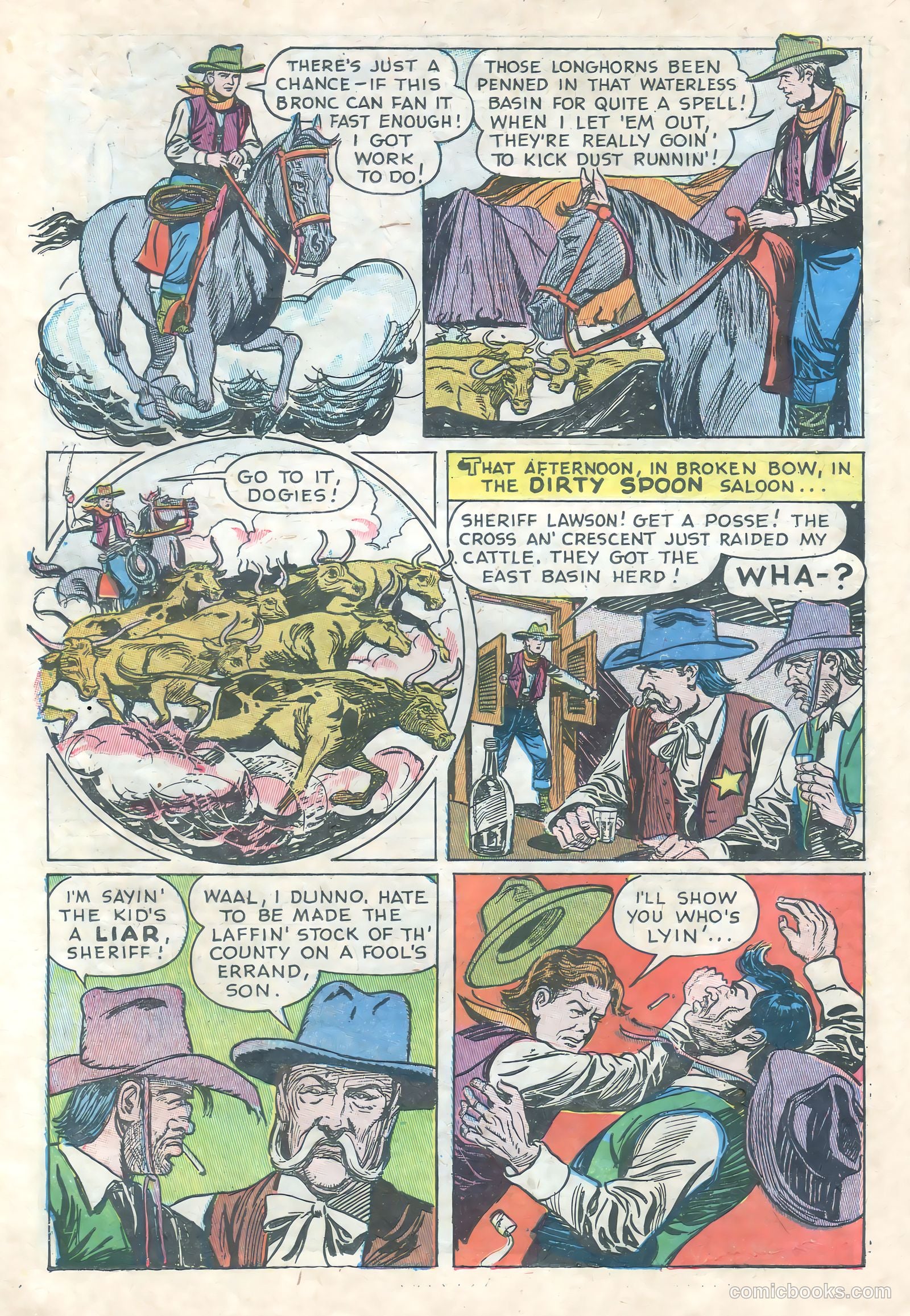 Cow Puncher Comics #3 (1947) — page 18 of 36