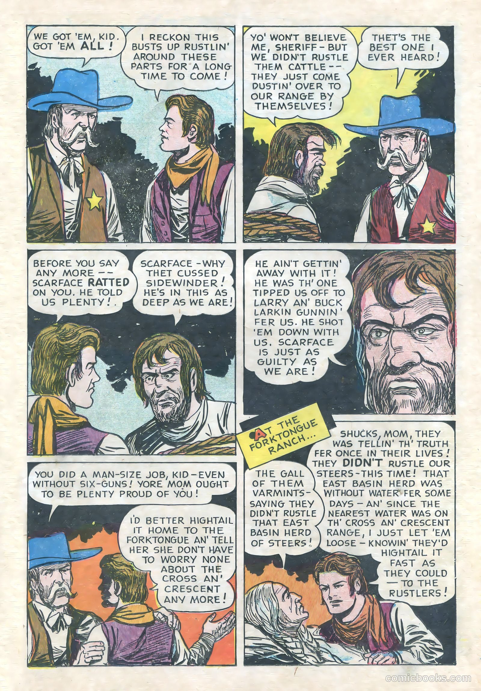 Cow Puncher Comics #3 (1947) — page 21 of 36
