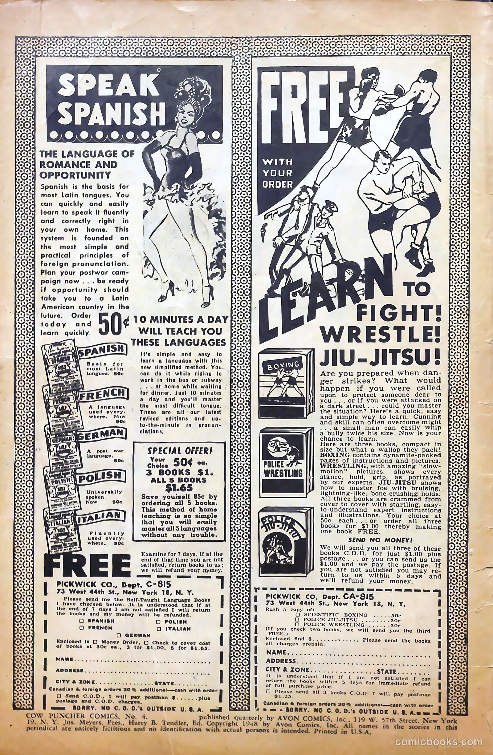 Cow Puncher Comics #4 (1948) — page 2 of 36