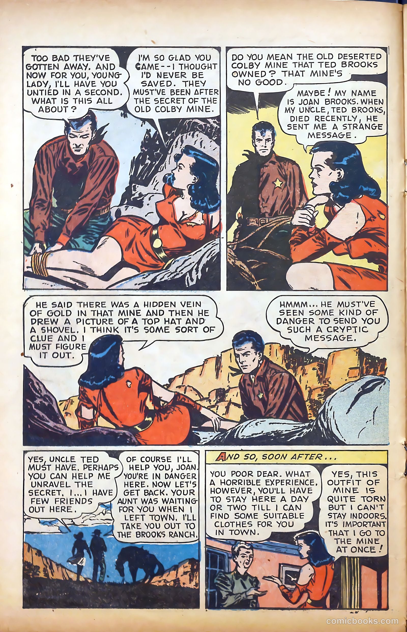 Cow Puncher Comics #4 (1948) — page 14 of 36