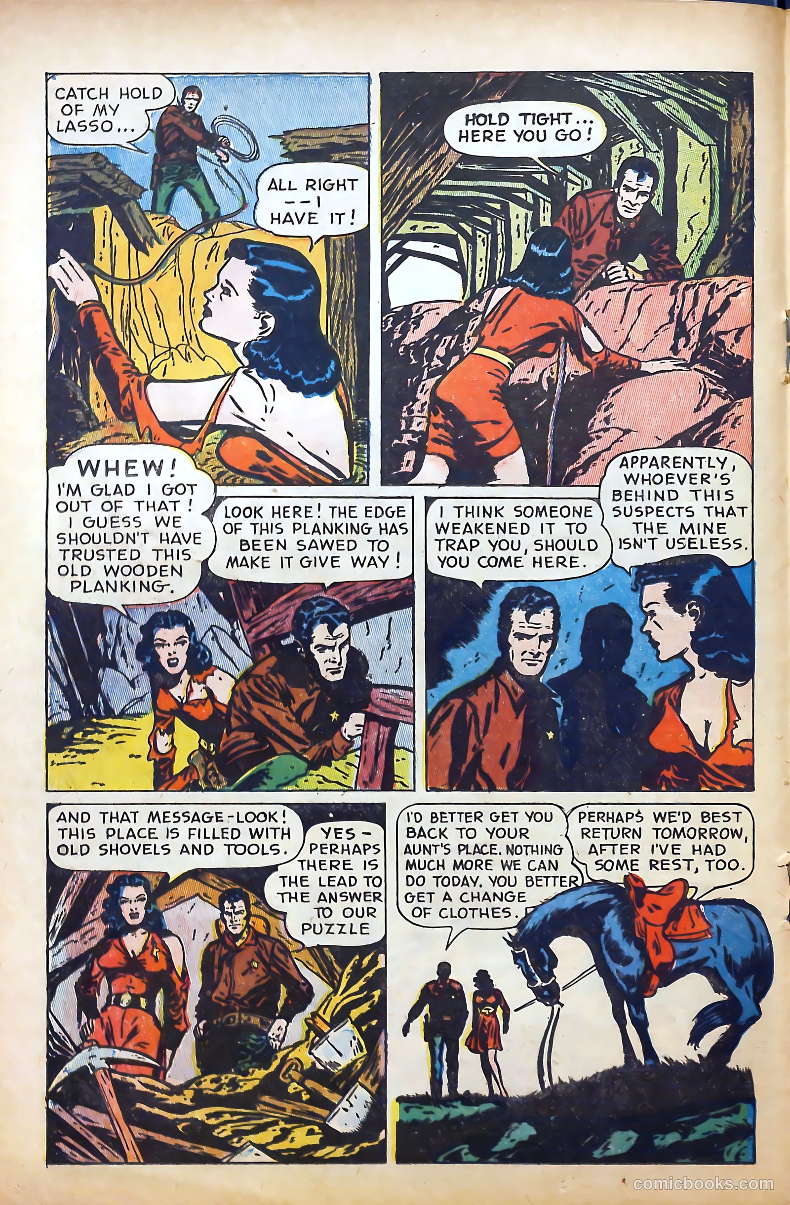 Cow Puncher Comics #4 (1948) — page 16 of 36