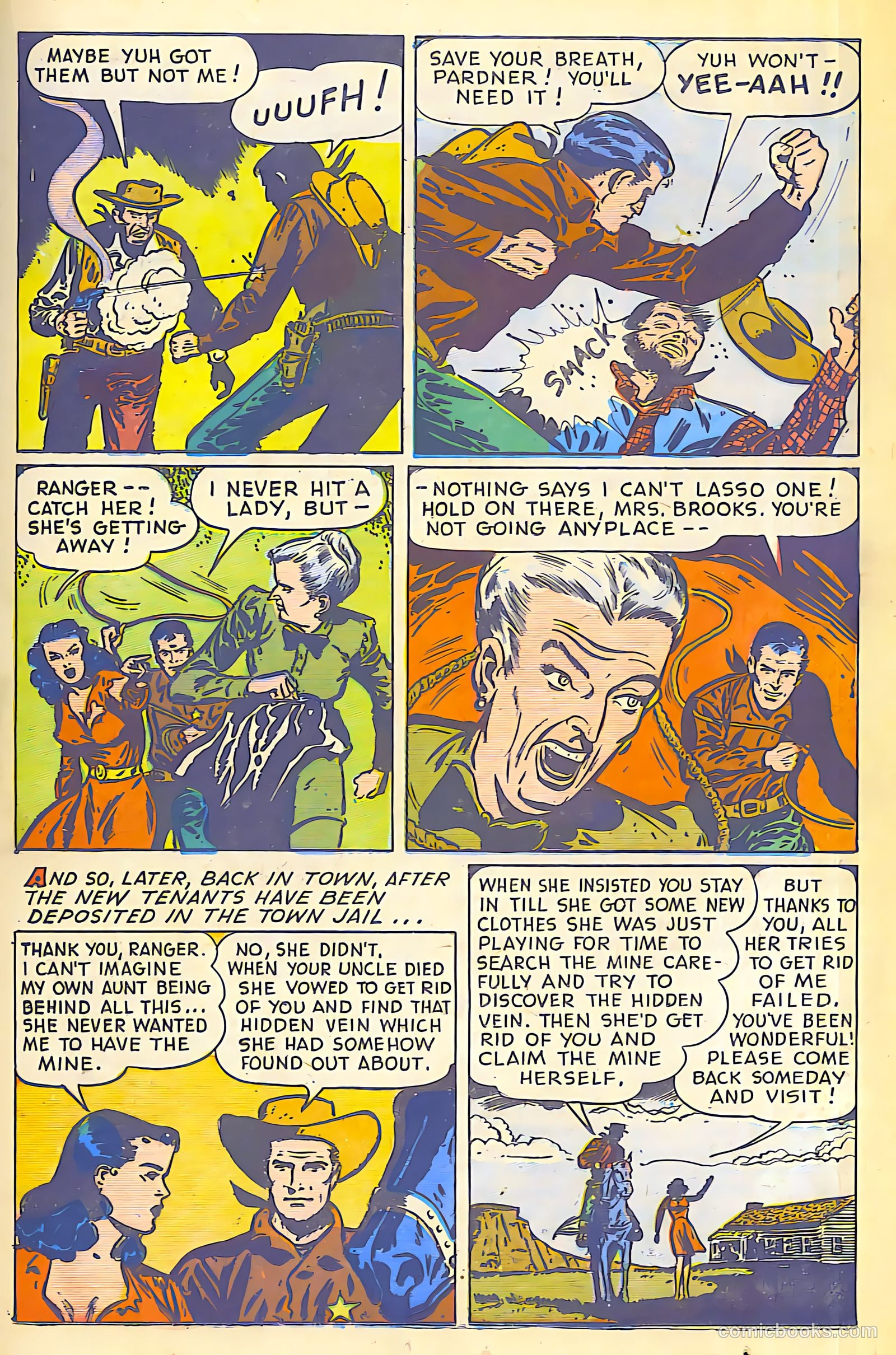 Cow Puncher Comics #4 (1948) — page 19 of 36