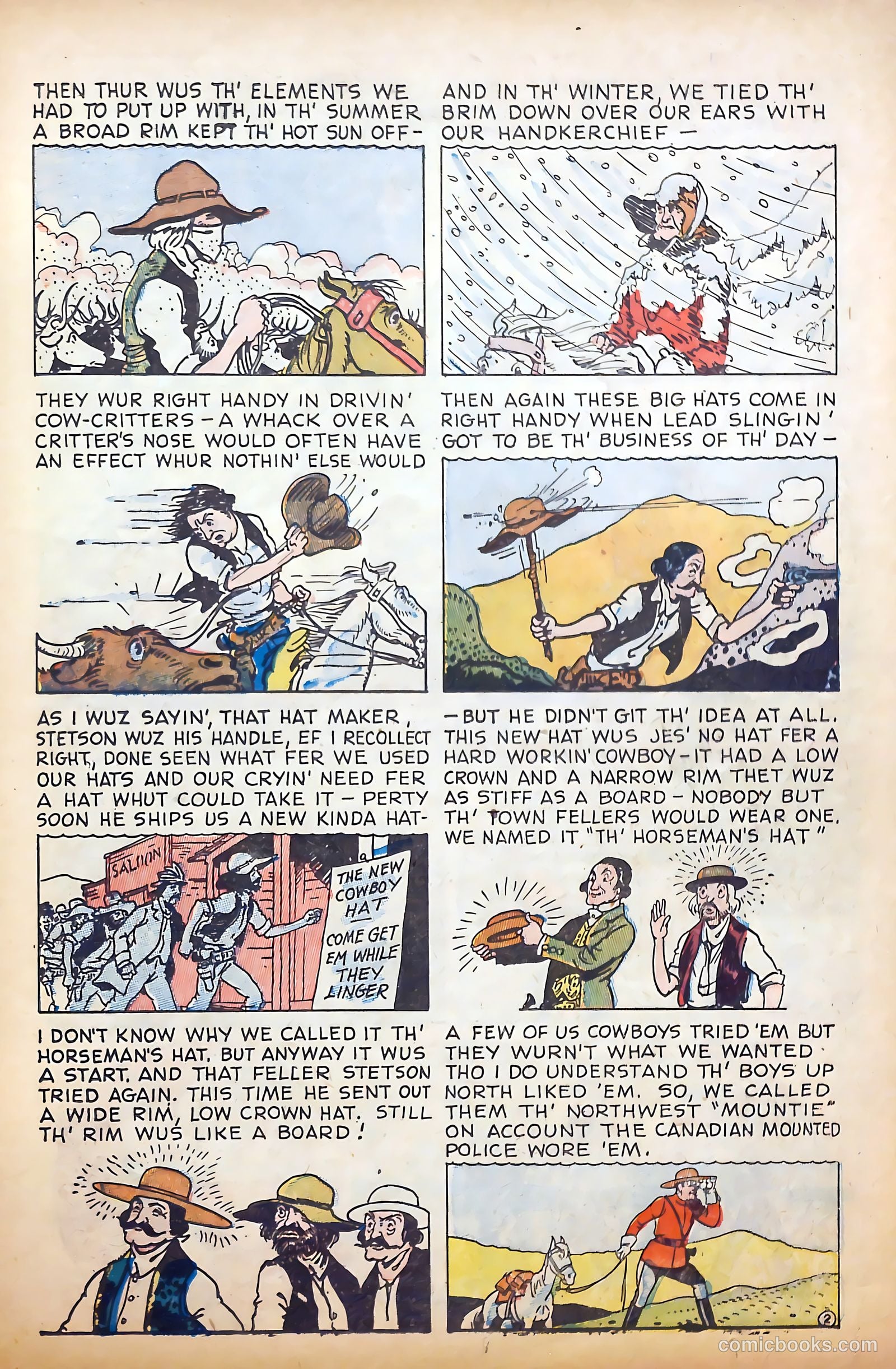 Cow Puncher Comics #4 (1948) — page 23 of 36
