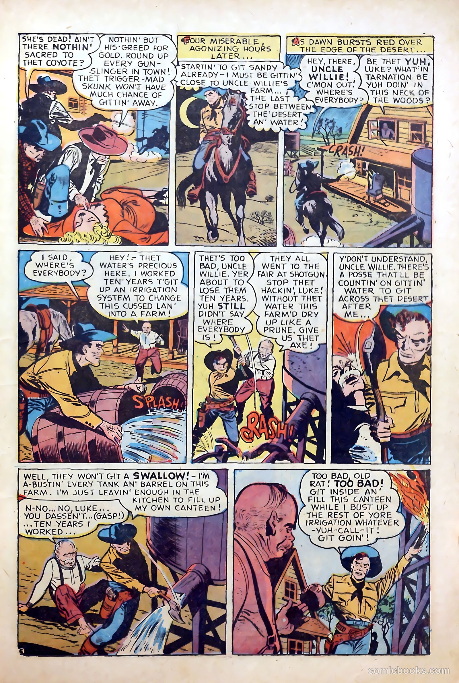 Cow Puncher Comics #5 (1948) — page 25 of 36
