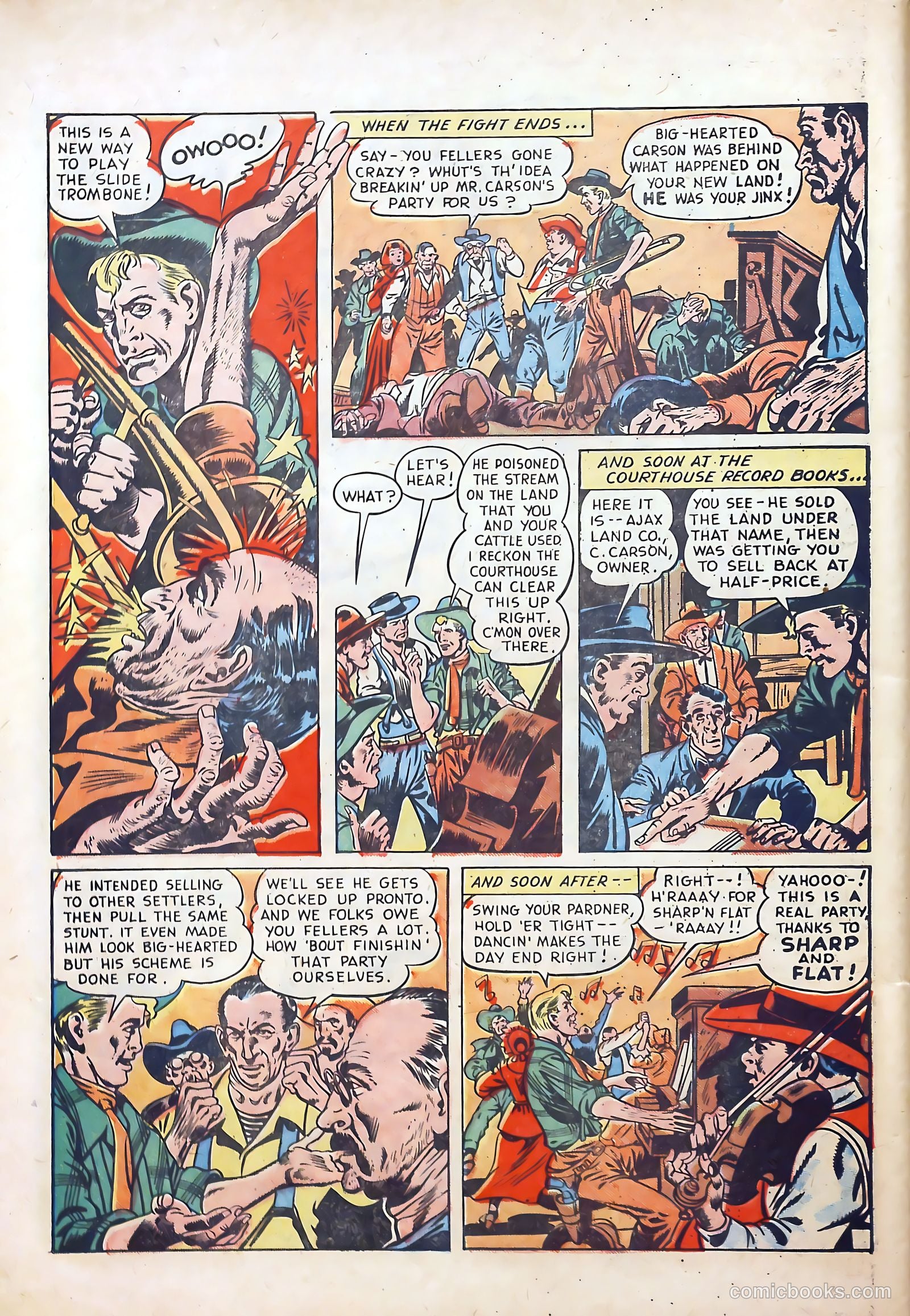 Cow Puncher Comics #5 (1948) — page 32 of 36