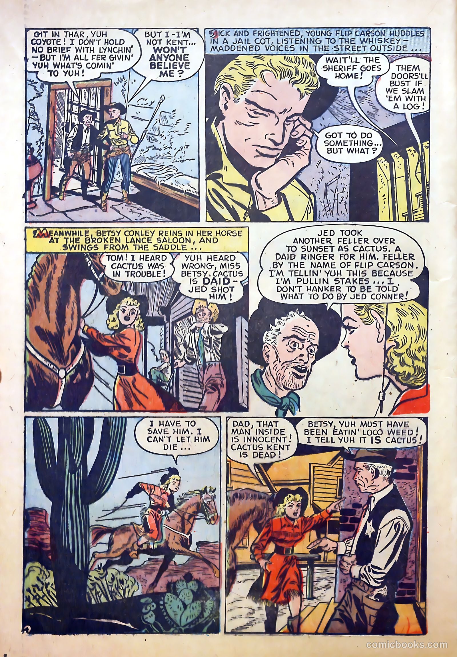 Cow Puncher Comics #6 (1949) — page 32 of 52