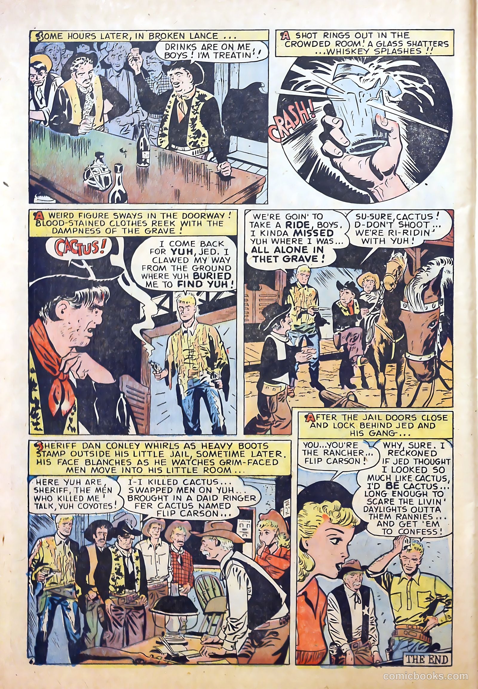 Cow Puncher Comics #6 (1949) — page 34 of 52