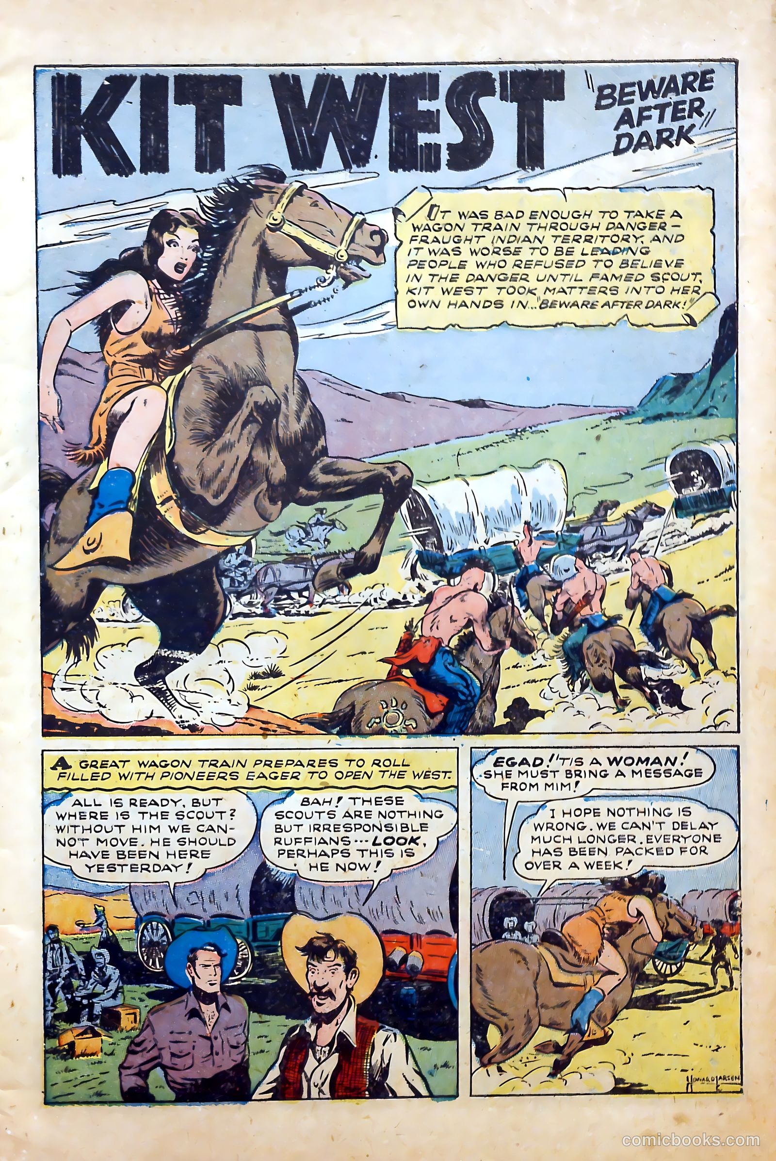 Cow Puncher Comics #7 (1949) — page 3 of 36