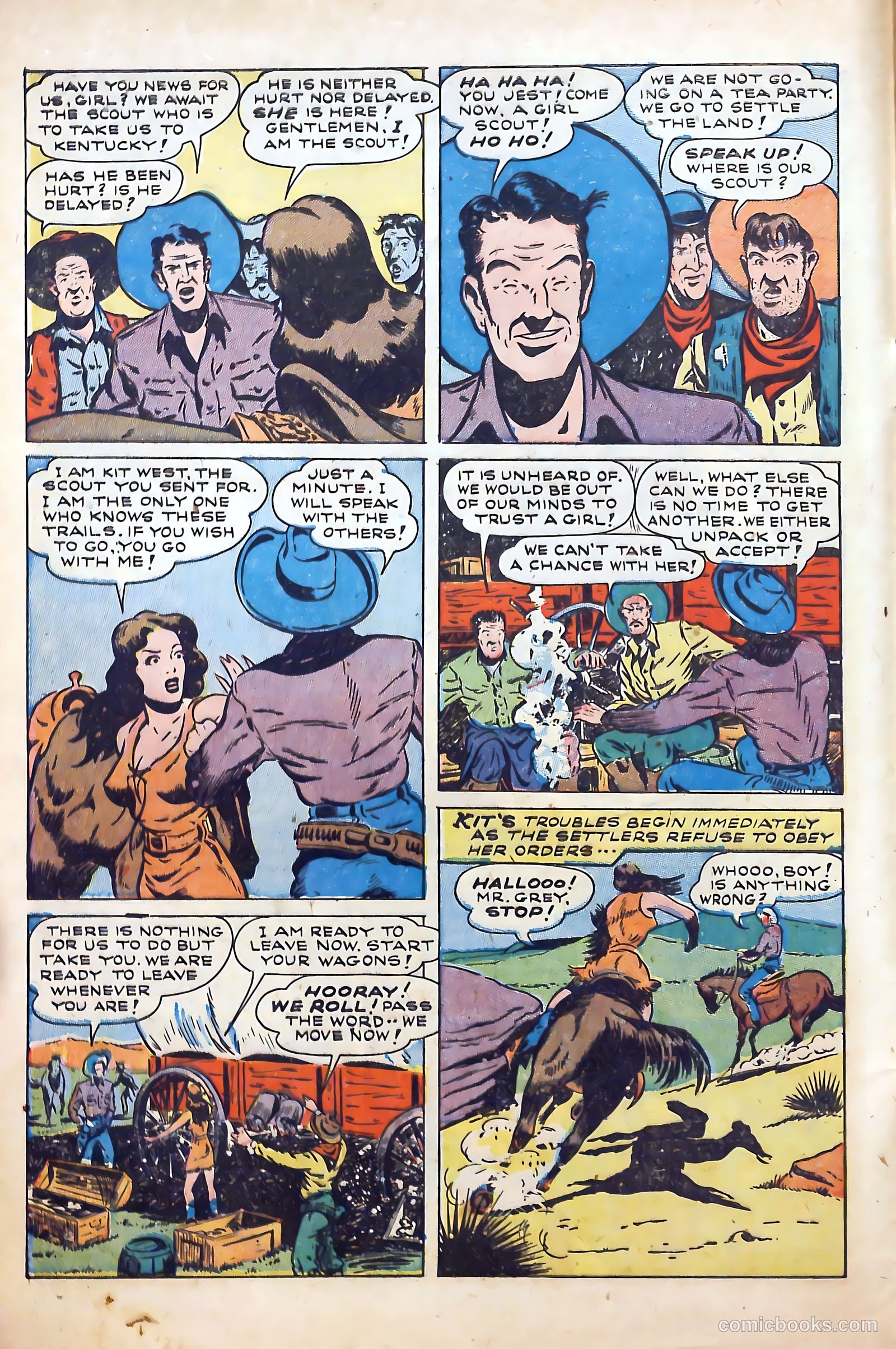Cow Puncher Comics #7 (1949) — page 4 of 36