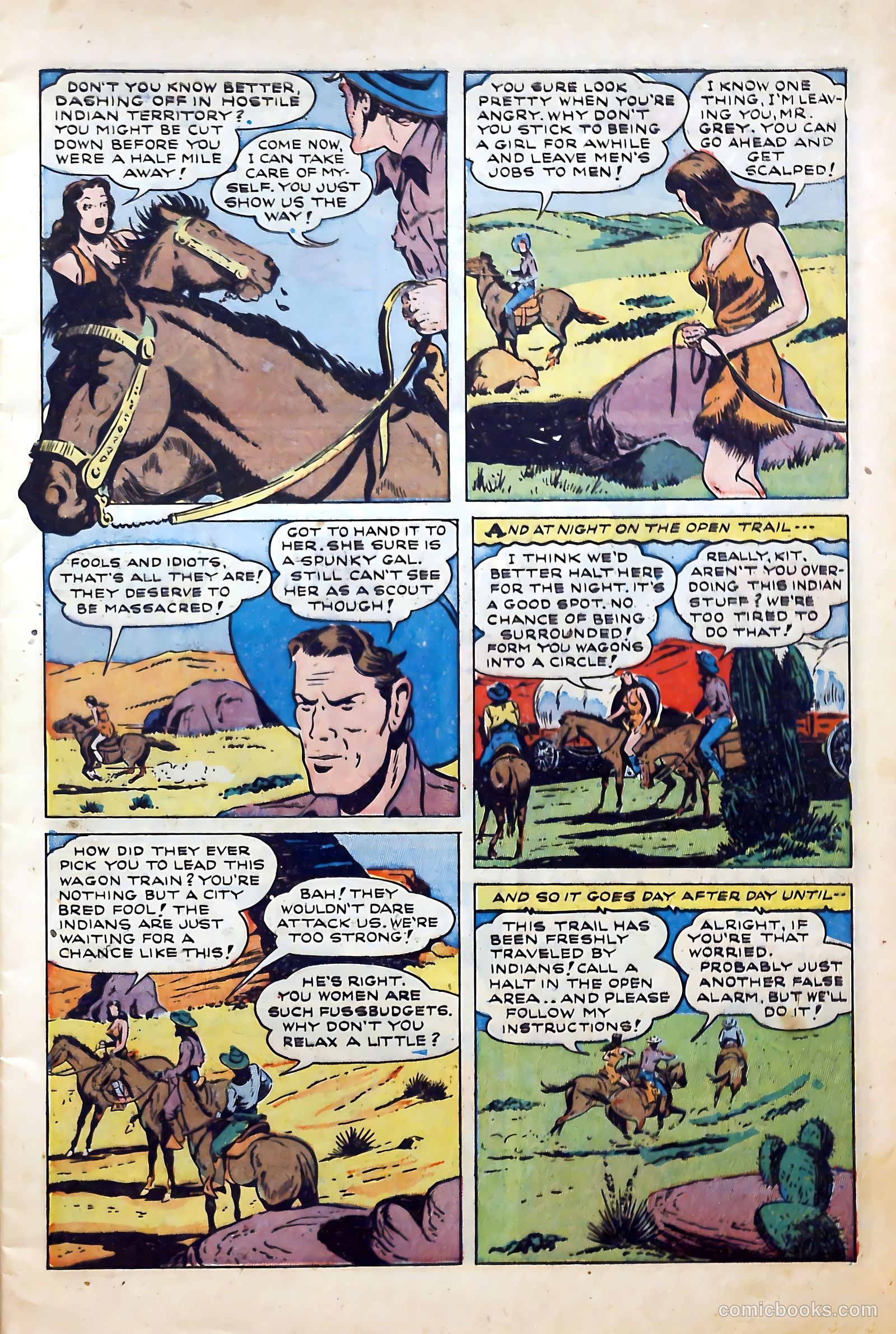 Cow Puncher Comics #7 (1949) — page 5 of 36