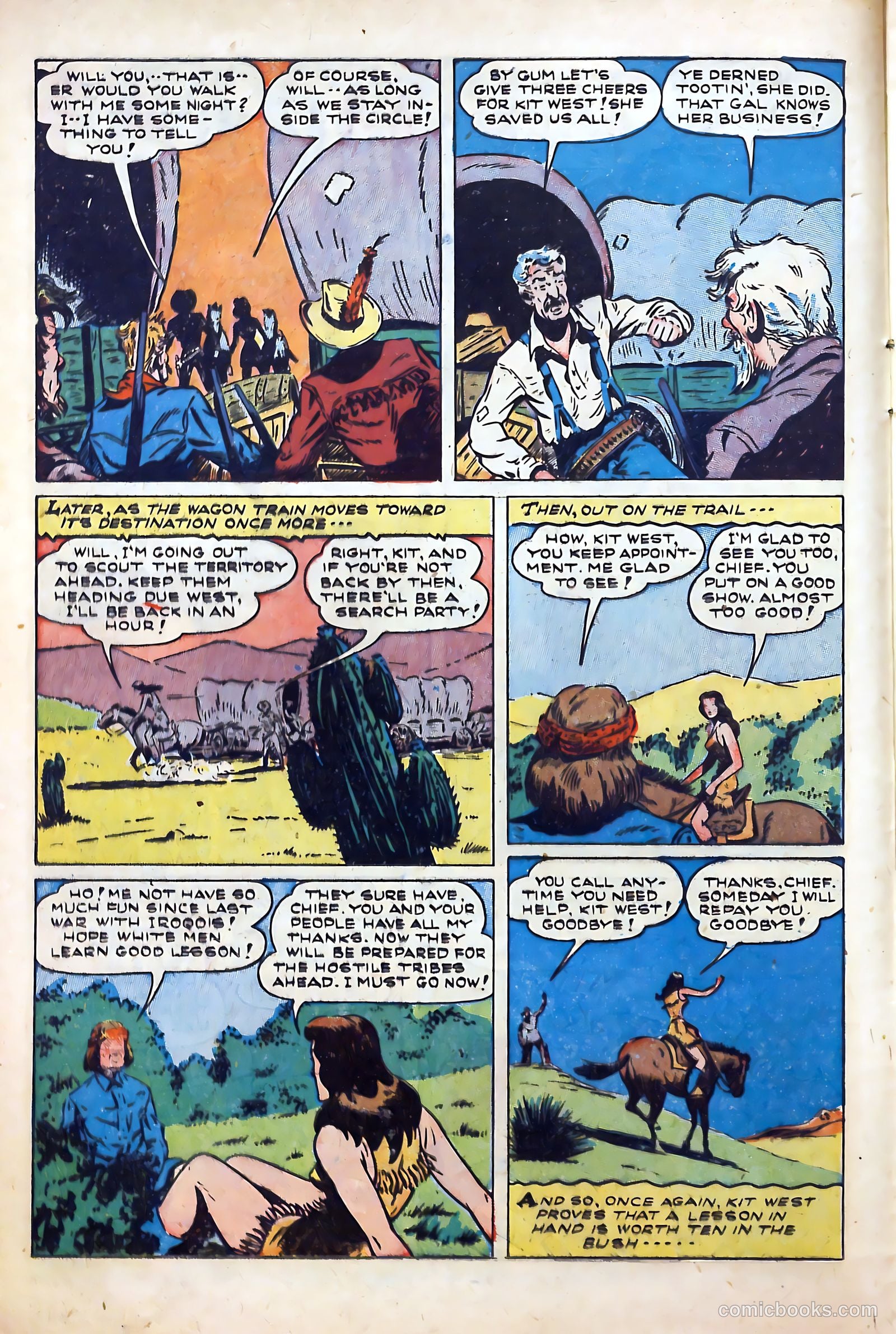 Cow Puncher Comics #7 (1949) — page 12 of 36