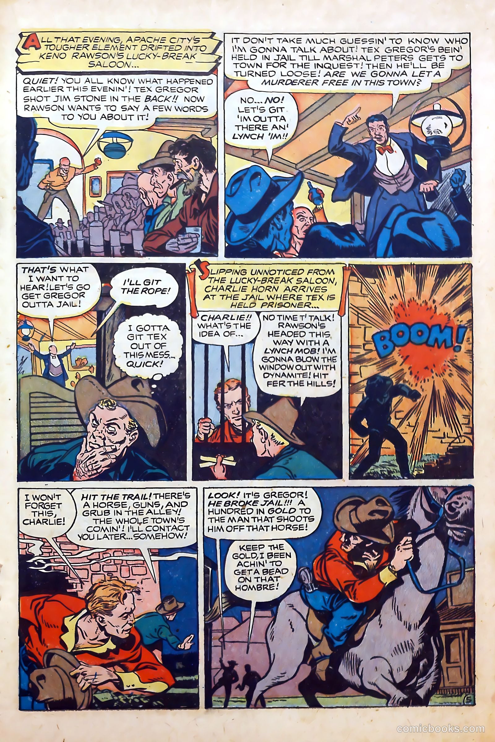 Cow Puncher Comics #7 (1949) — page 19 of 36