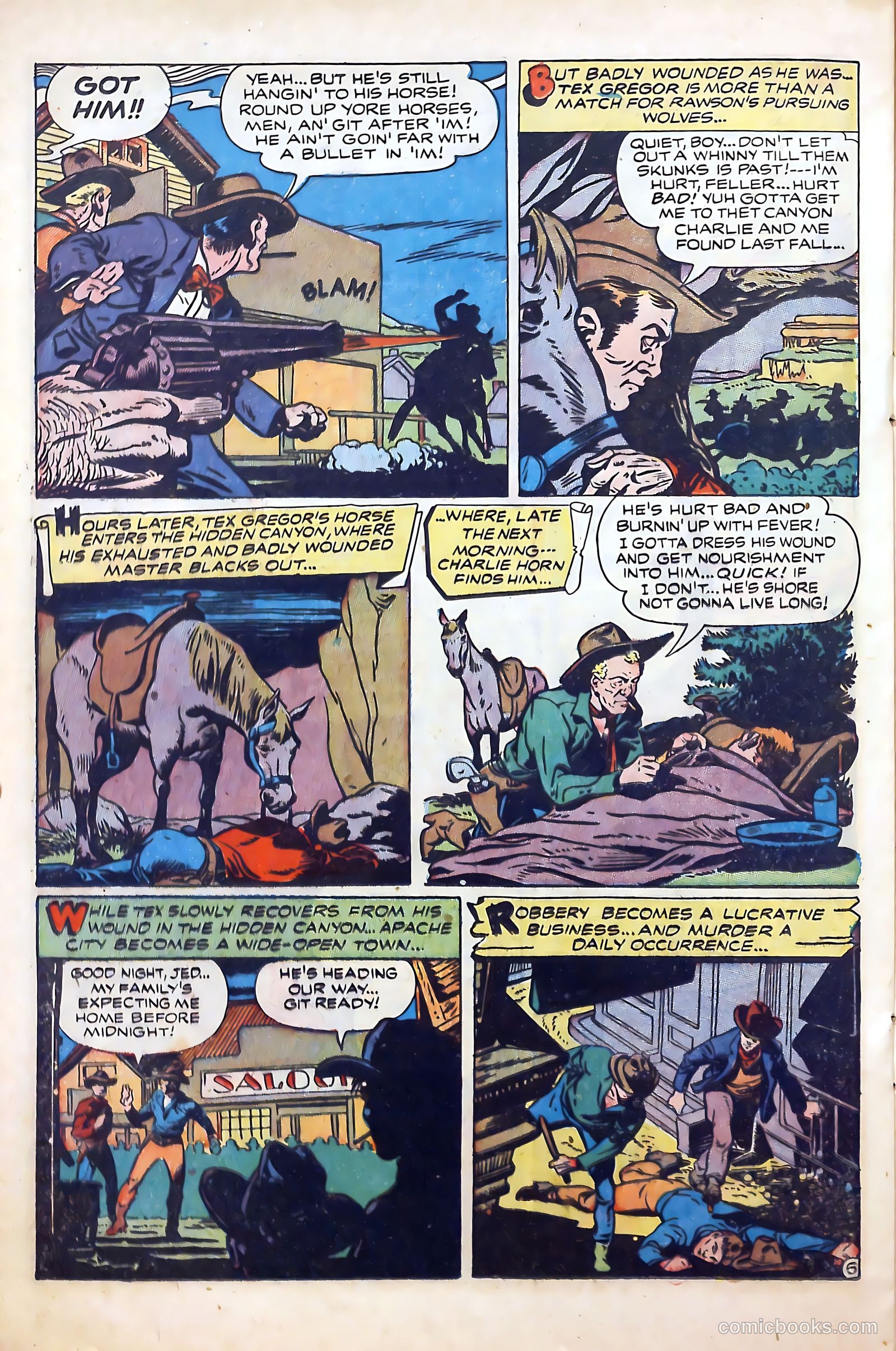 Cow Puncher Comics #7 (1949) — page 20 of 36