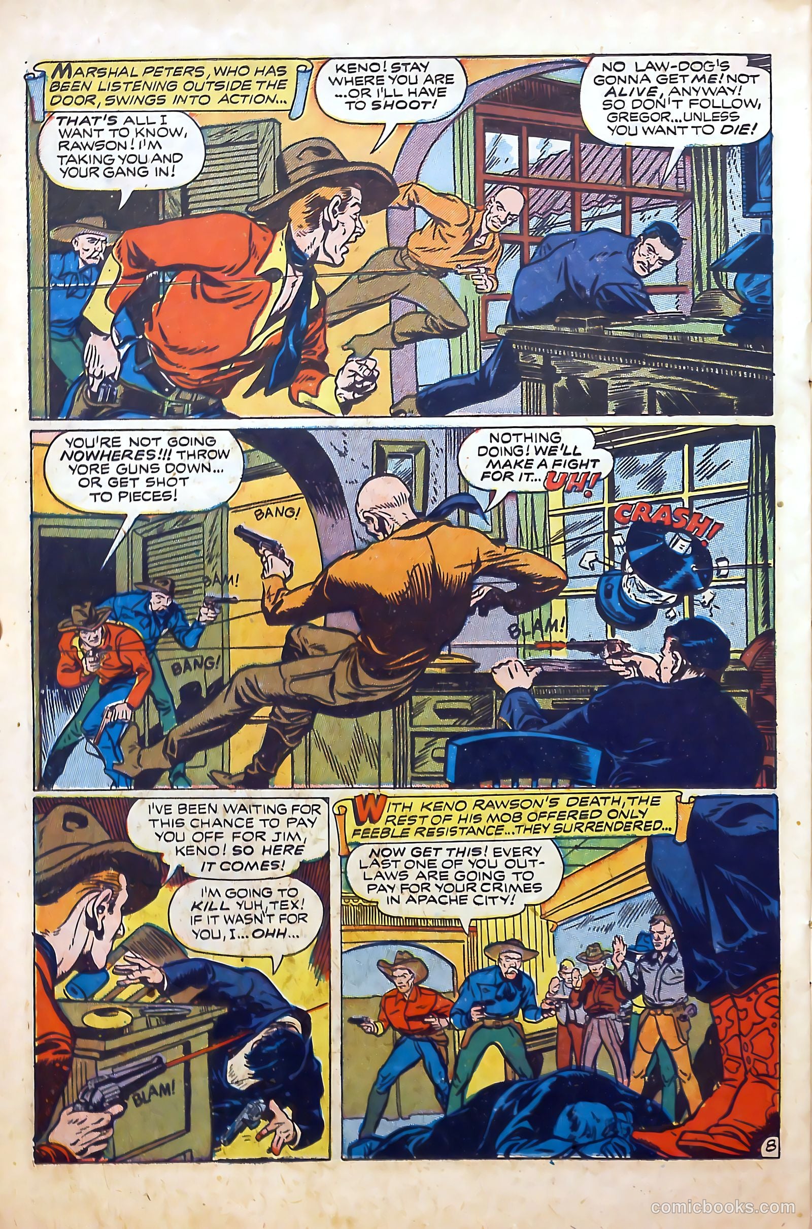 Cow Puncher Comics #7 (1949) — page 22 of 36