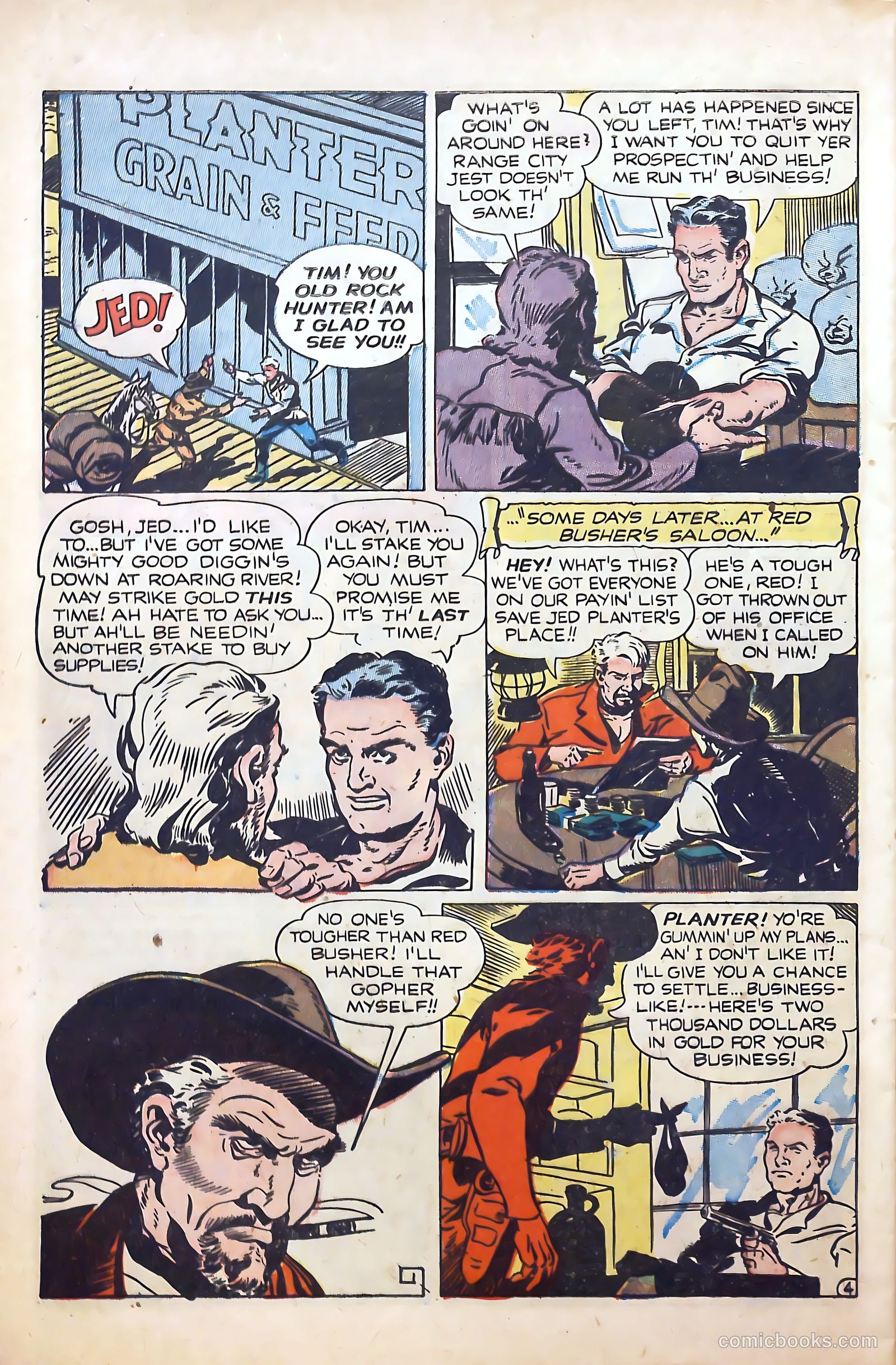 Cow Puncher Comics #7 (1949) — page 28 of 36