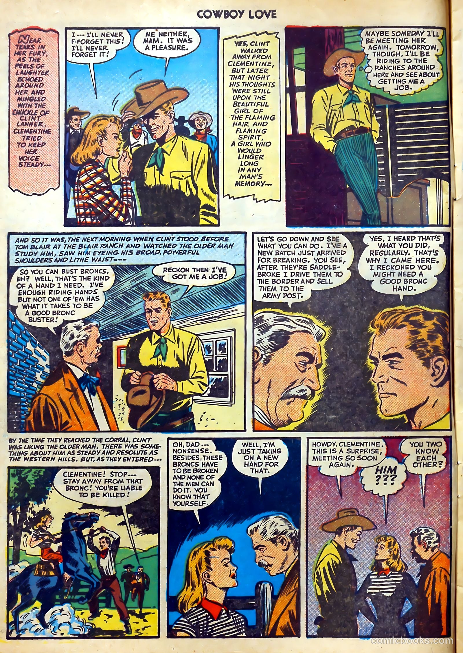Cowboy Love #1 (1949) — page 6 of 53