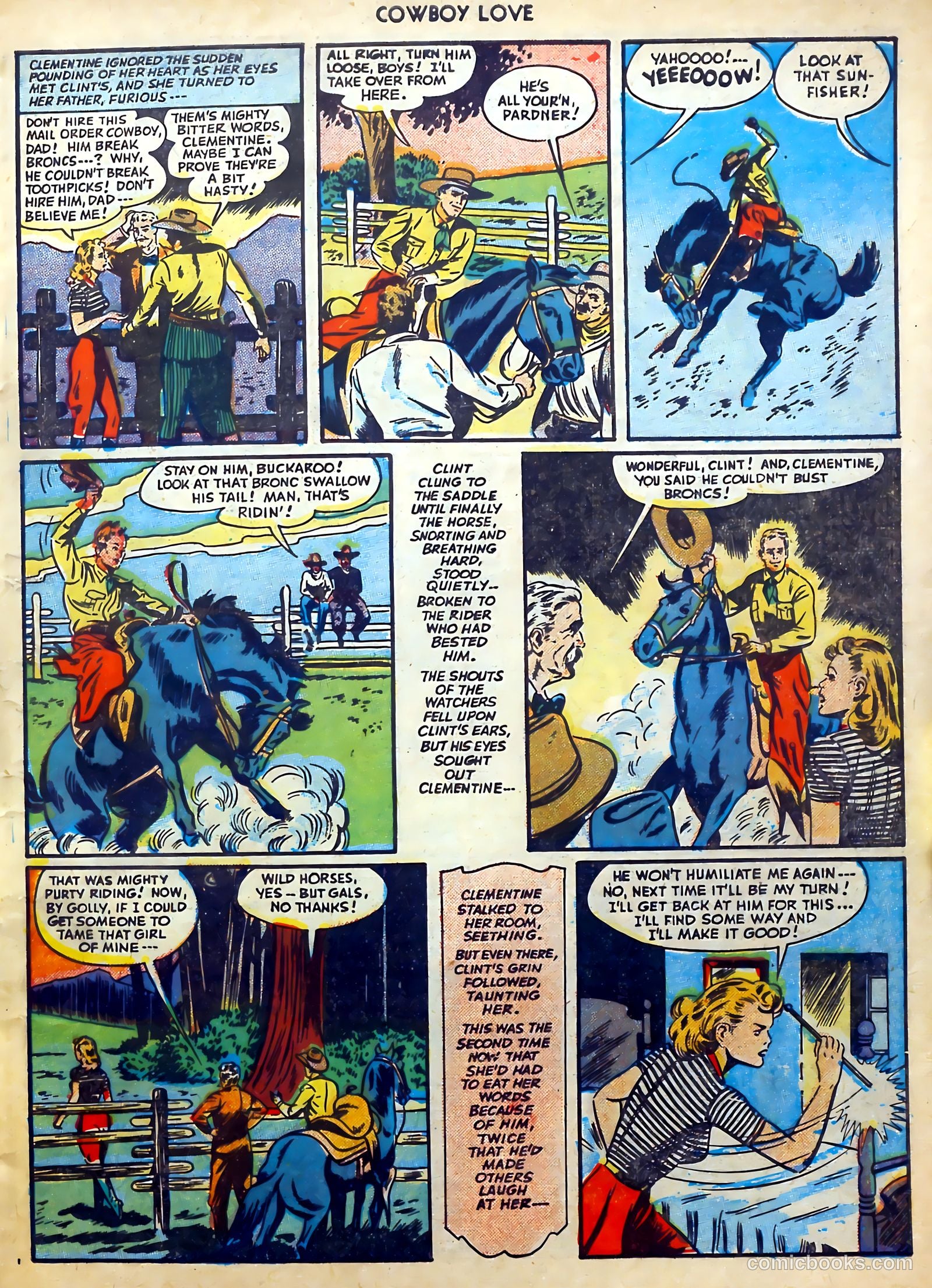 Cowboy Love #1 (1949) — page 7 of 53