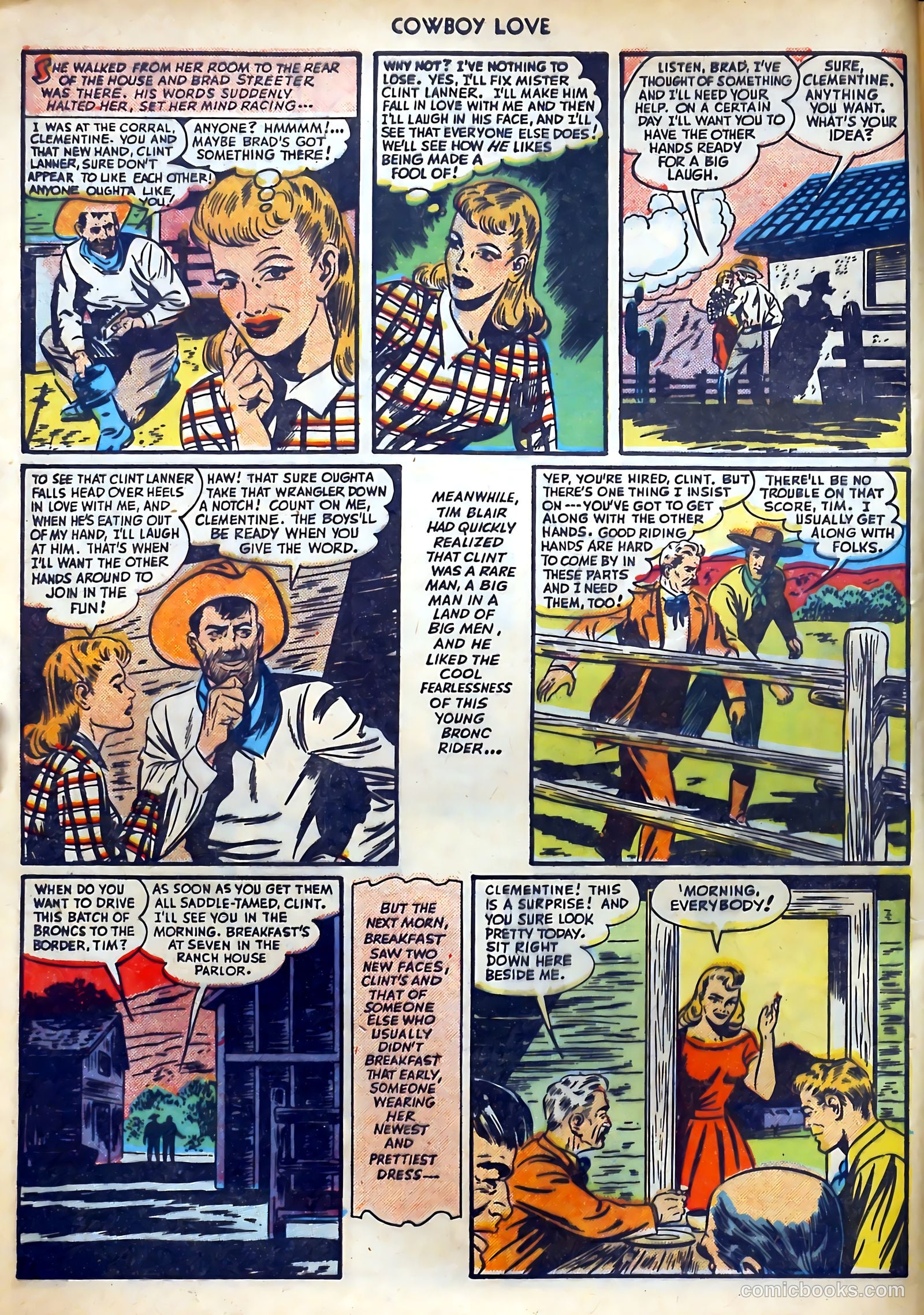 Cowboy Love #1 (1949) — page 8 of 53