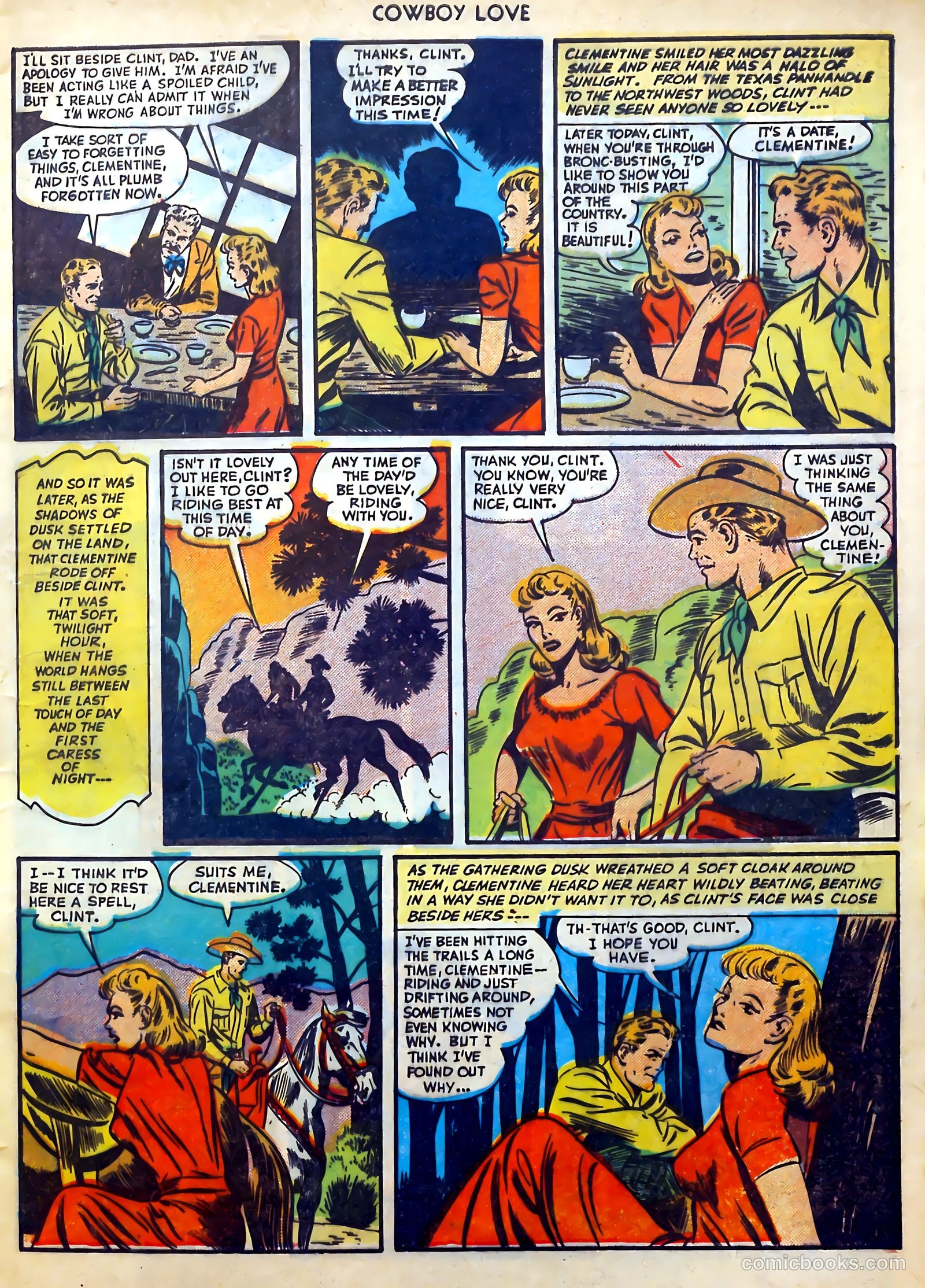 Cowboy Love #1 (1949) — page 9 of 53