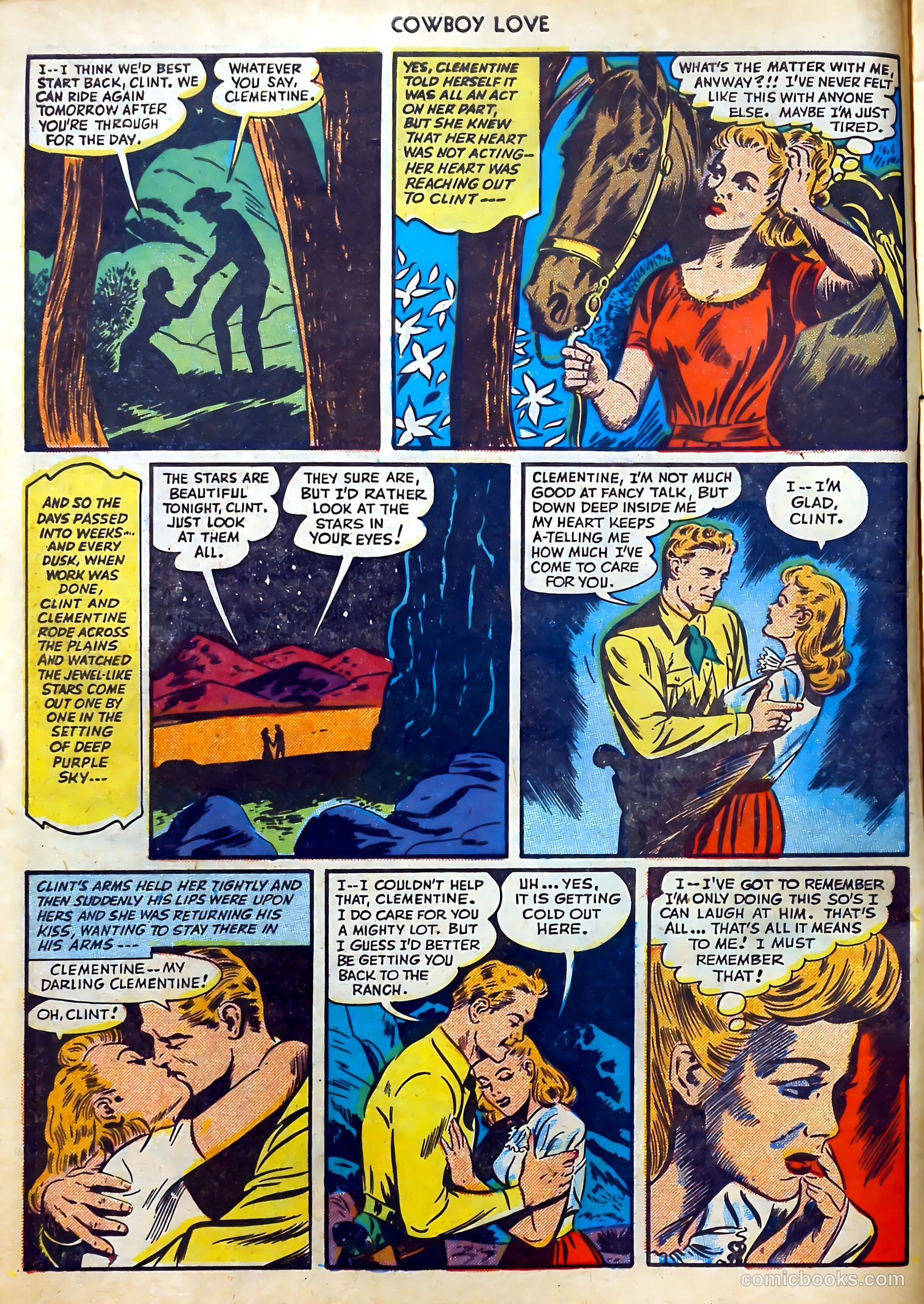 Cowboy Love #1 (1949) — page 10 of 53