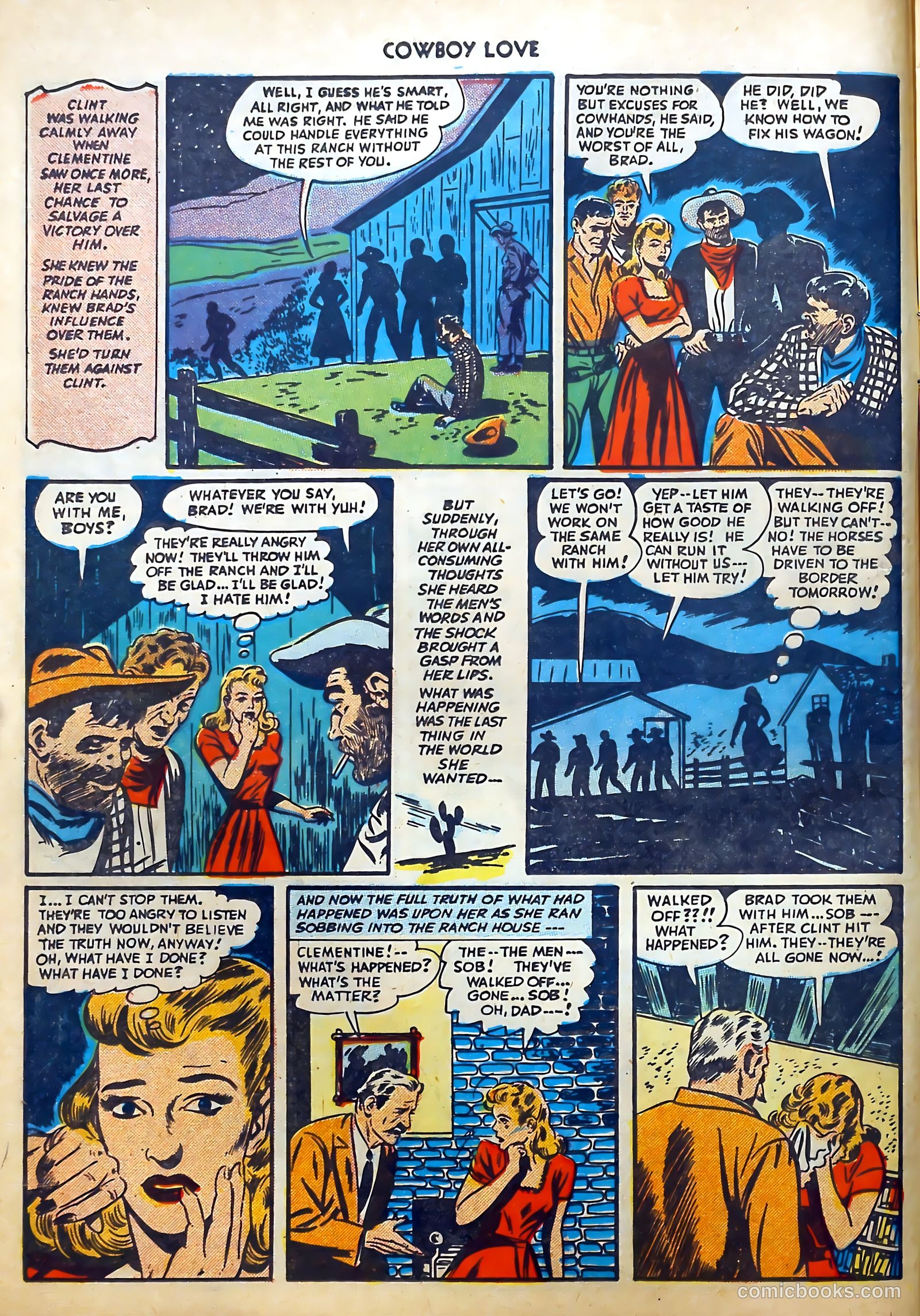 Cowboy Love #1 (1949) — page 14 of 53