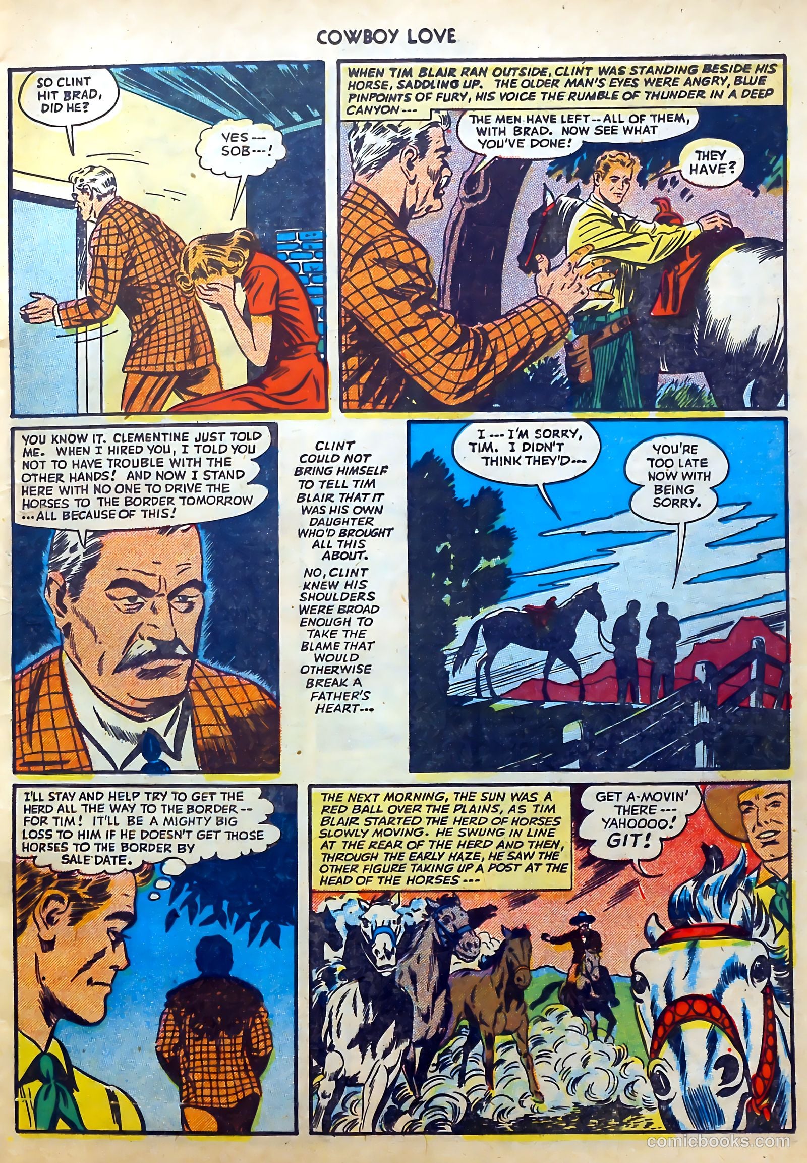 Cowboy Love #1 (1949) — page 15 of 53
