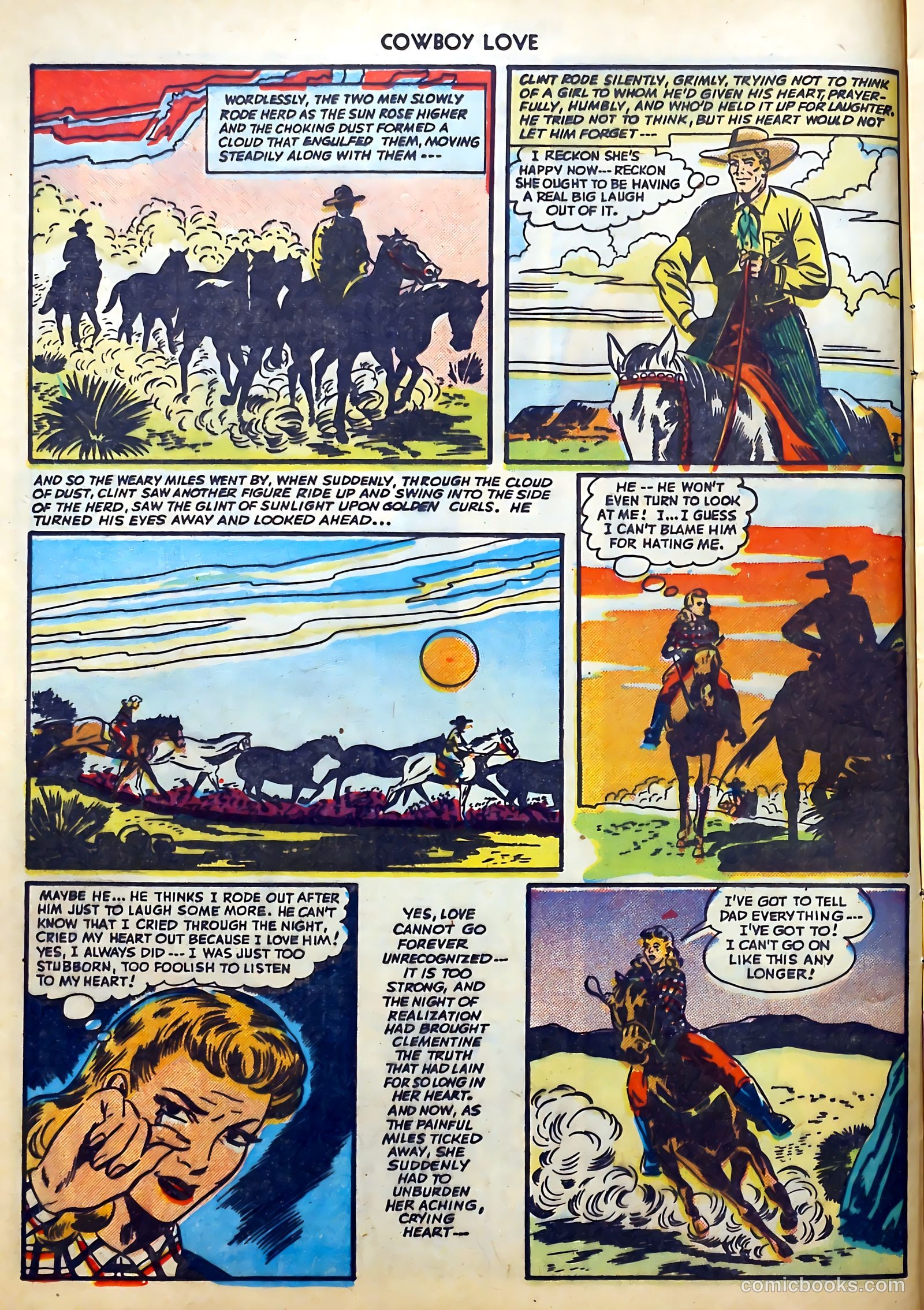Cowboy Love #1 (1949) — page 16 of 53