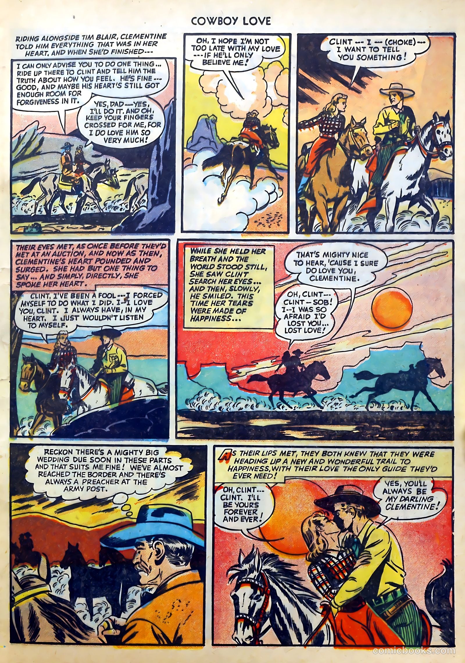 Cowboy Love #1 (1949) — page 17 of 53