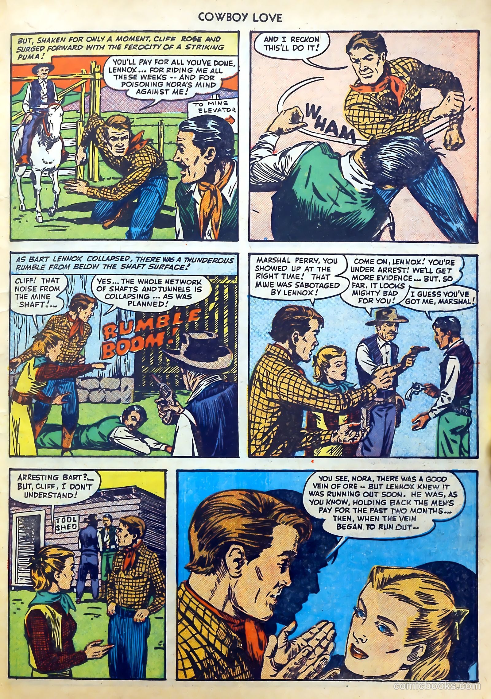 Cowboy Love #1 (1949) — page 27 of 53