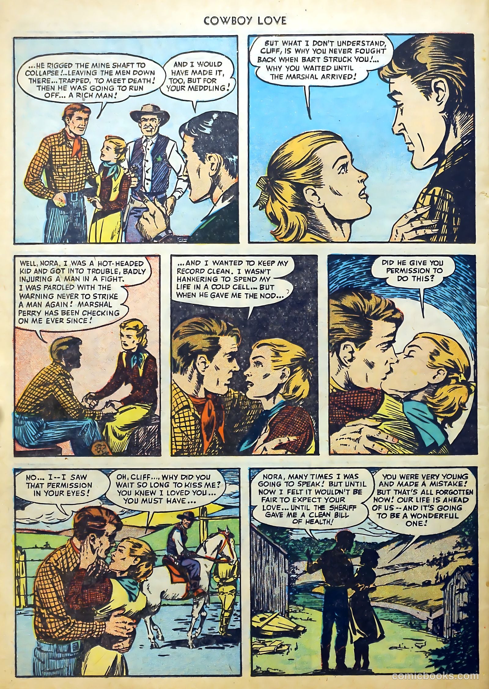 Cowboy Love #1 (1949) — page 28 of 53