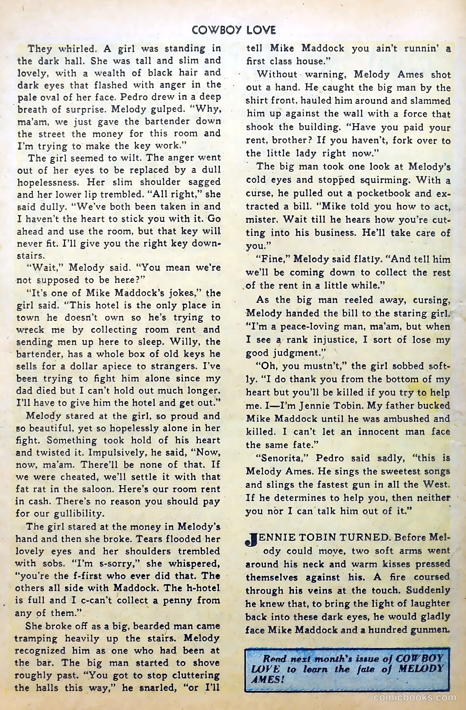 Cowboy Love #1 (1949) — page 30 of 53