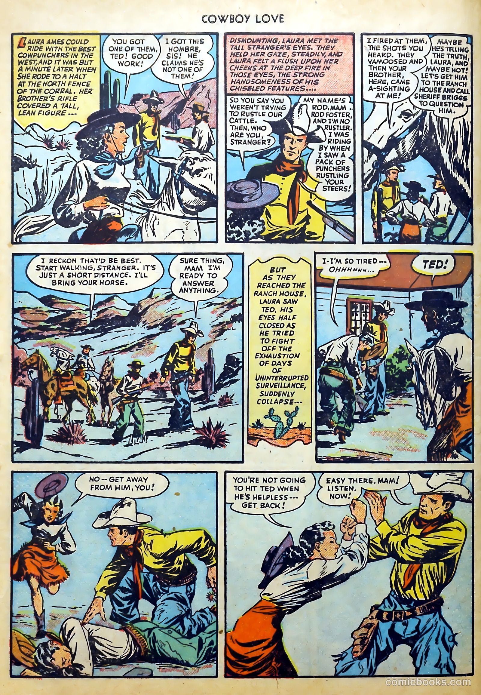 Cowboy Love #1 (1949) — page 32 of 53