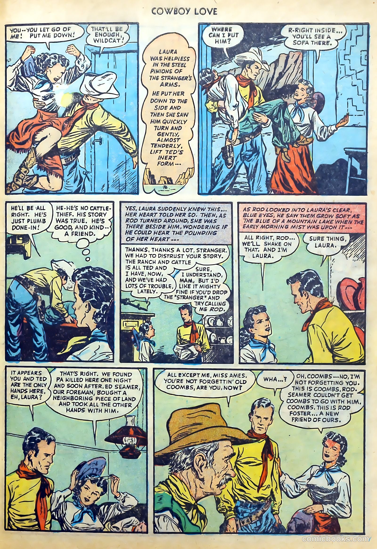 Cowboy Love #1 (1949) — page 33 of 53