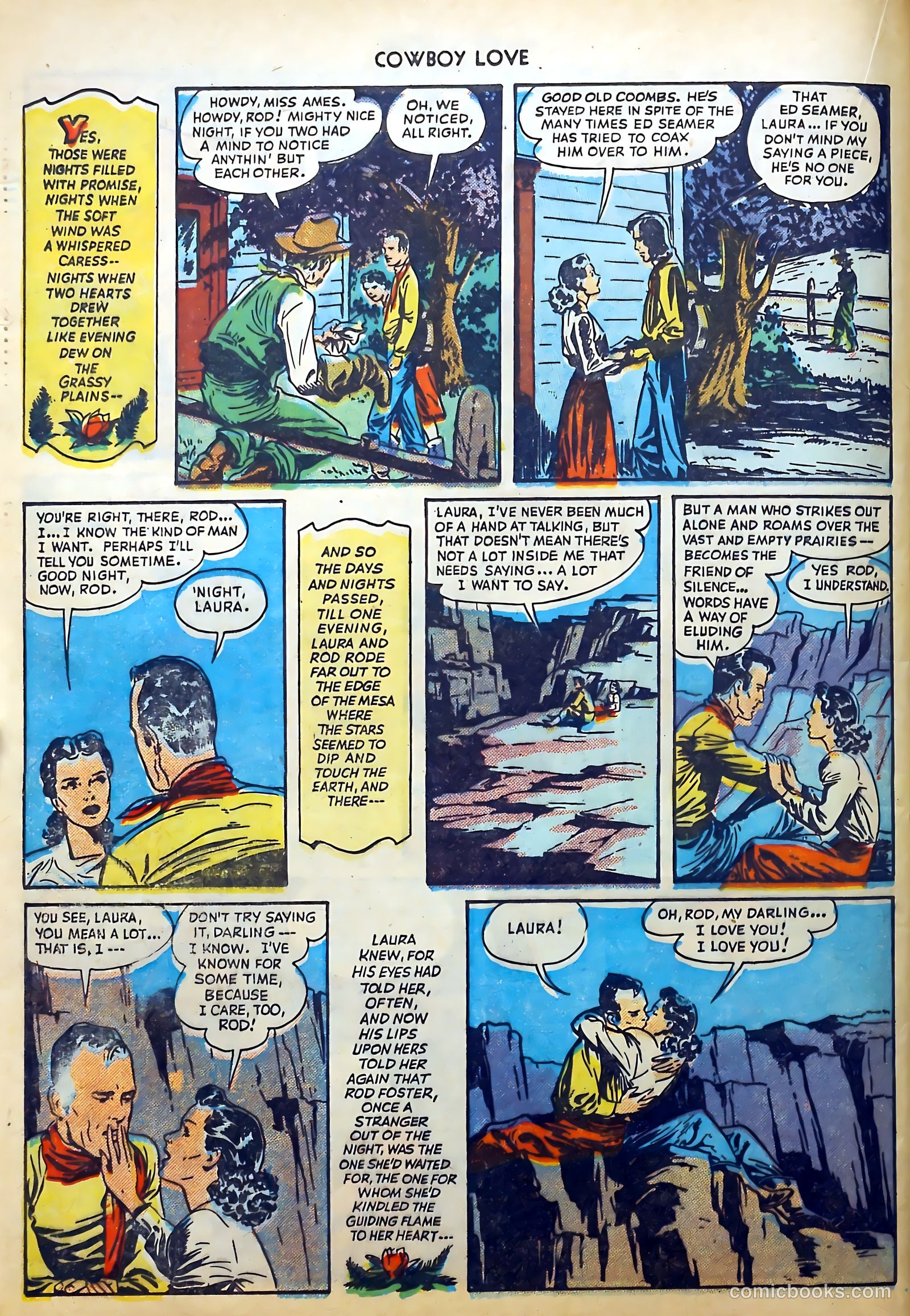 Cowboy Love #1 (1949) — page 36 of 53