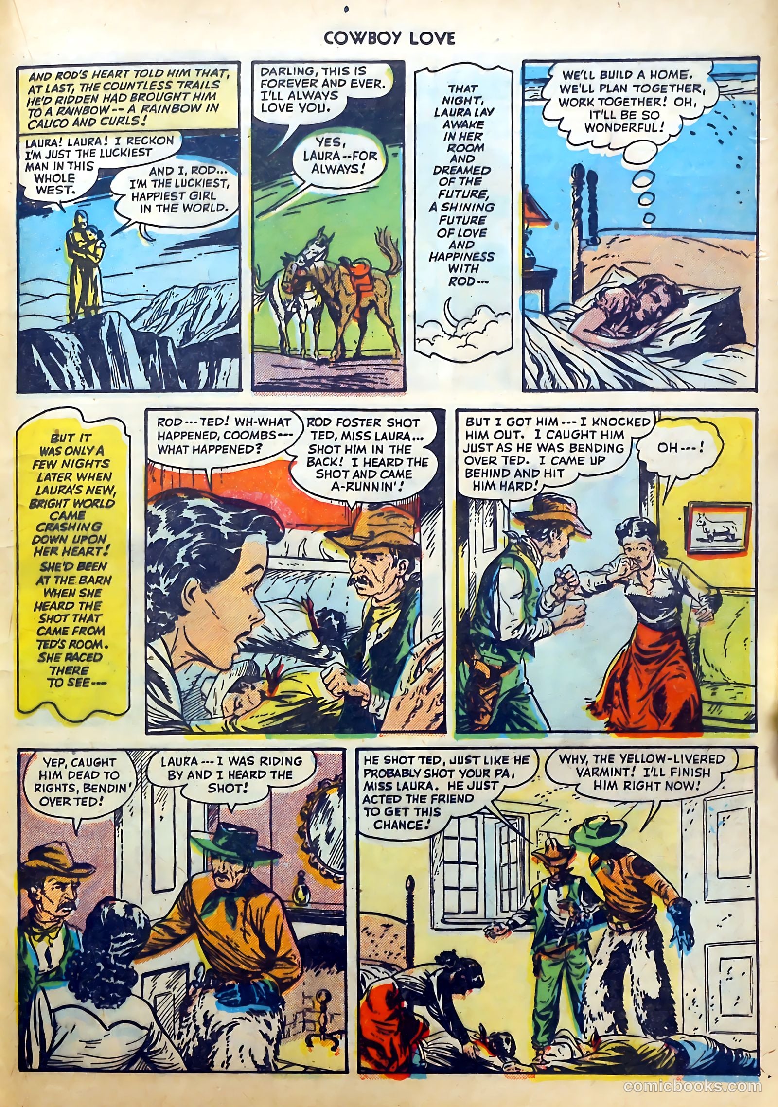 Cowboy Love #1 (1949) — page 37 of 53