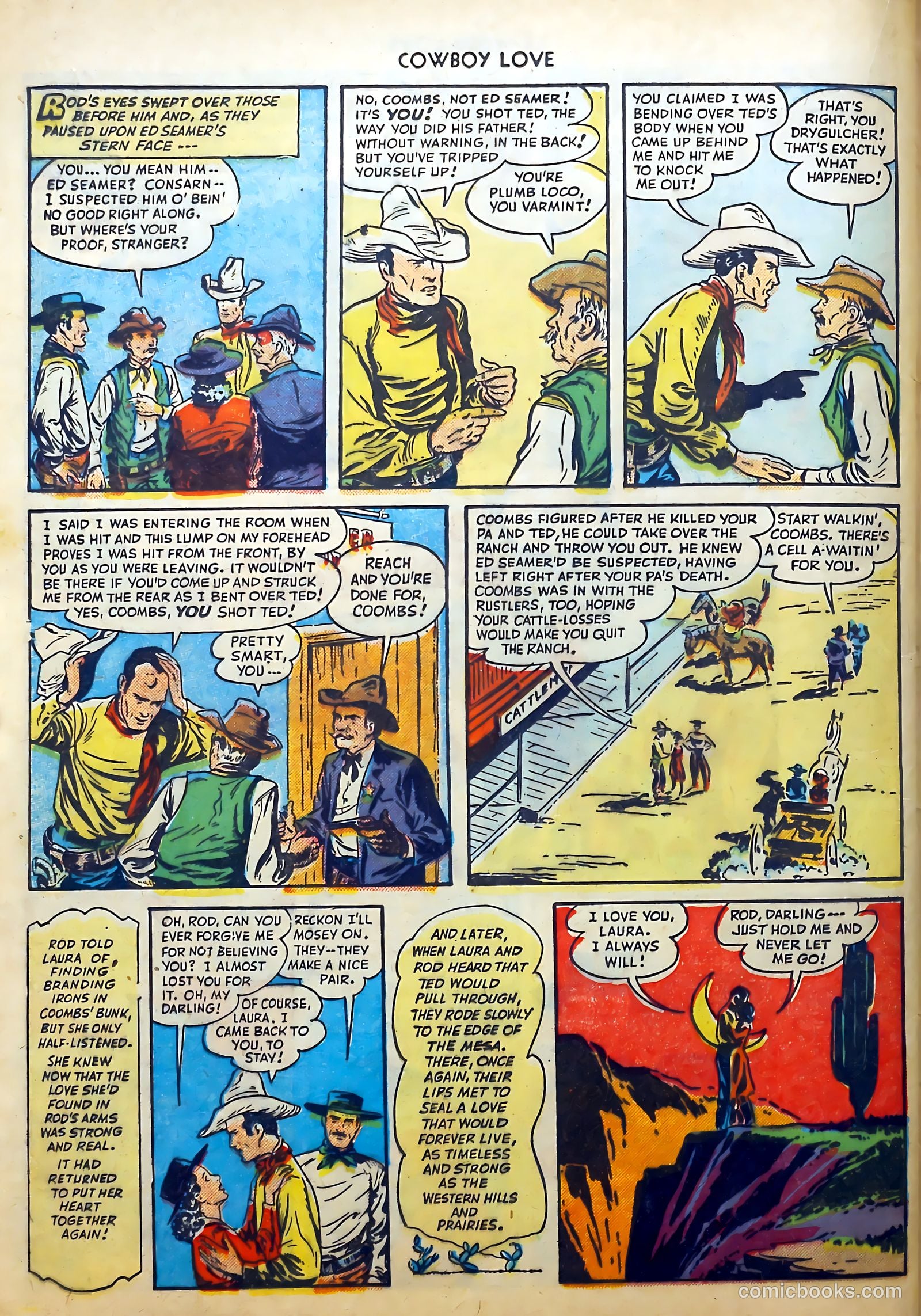 Cowboy Love #1 (1949) — page 40 of 53