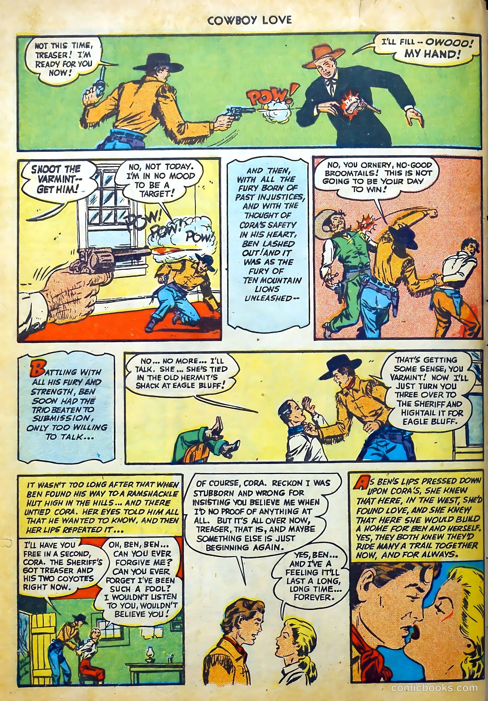 Cowboy Love #1 (1949) — page 50 of 53