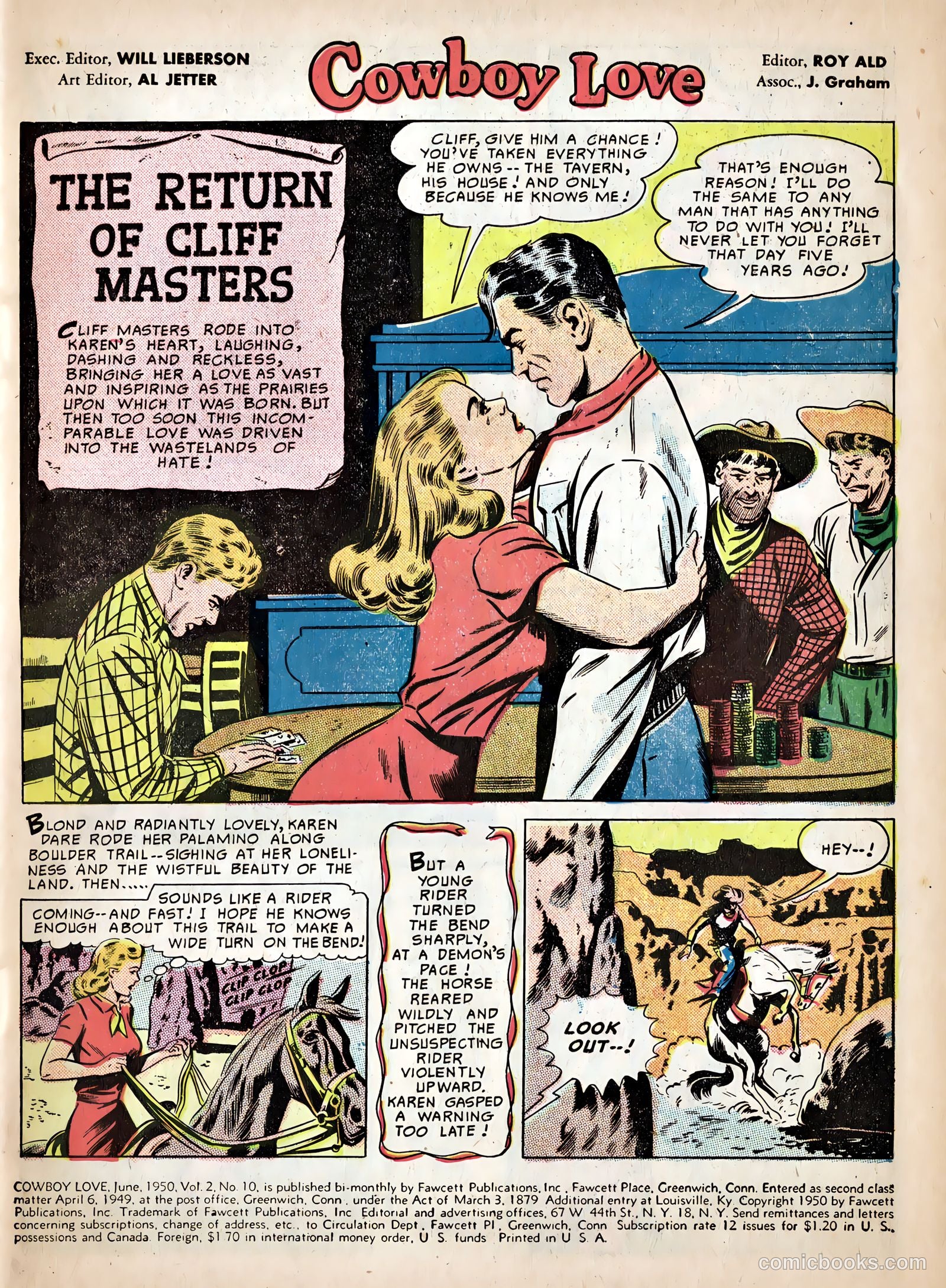 Cowboy Love #10 (1950) — page 3 of 52