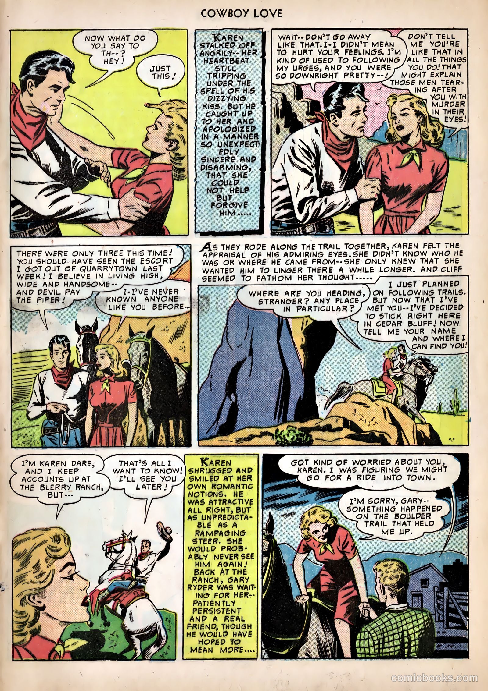 Cowboy Love #10 (1950) — page 5 of 52