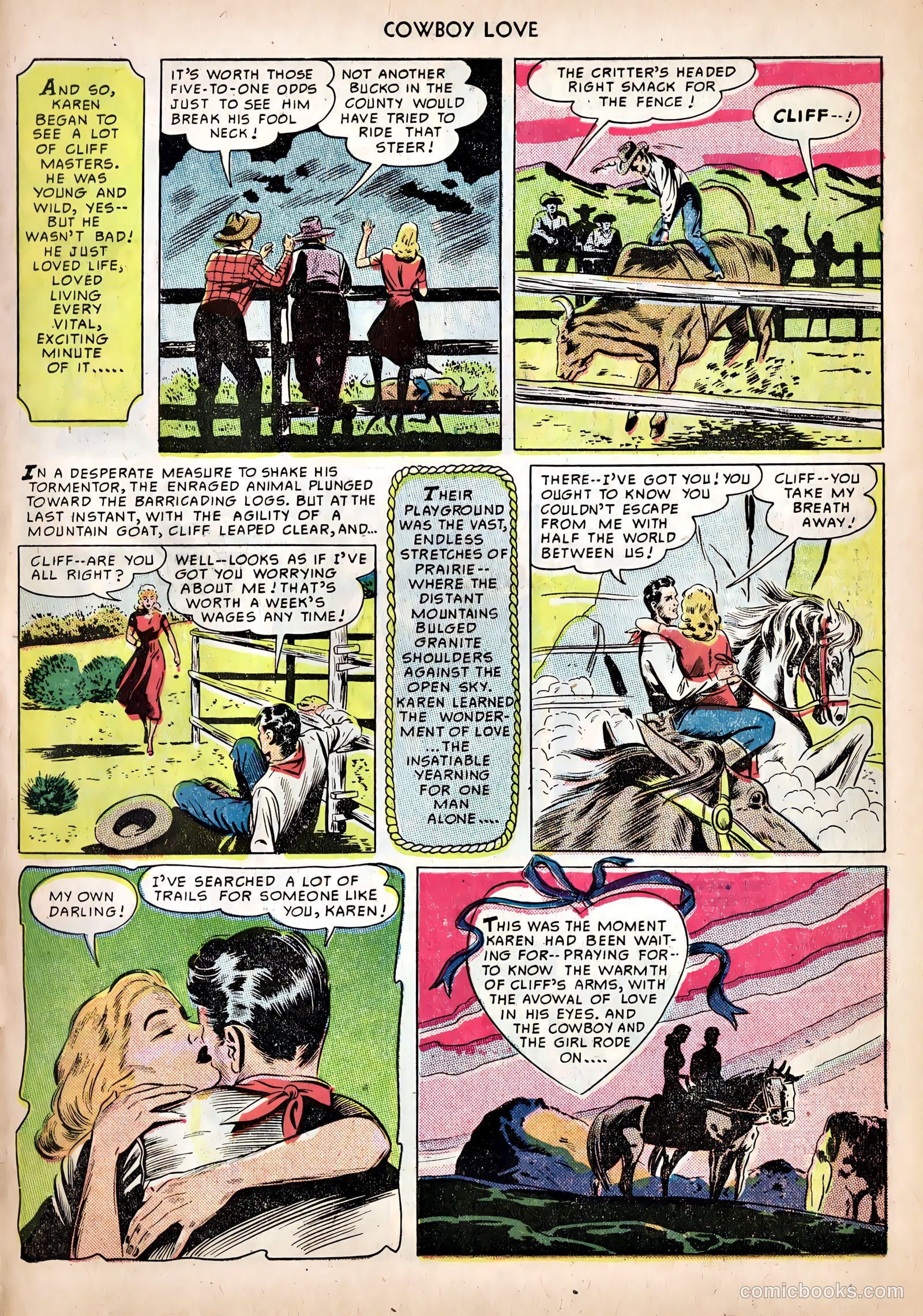 Cowboy Love #10 (1950) — page 7 of 52