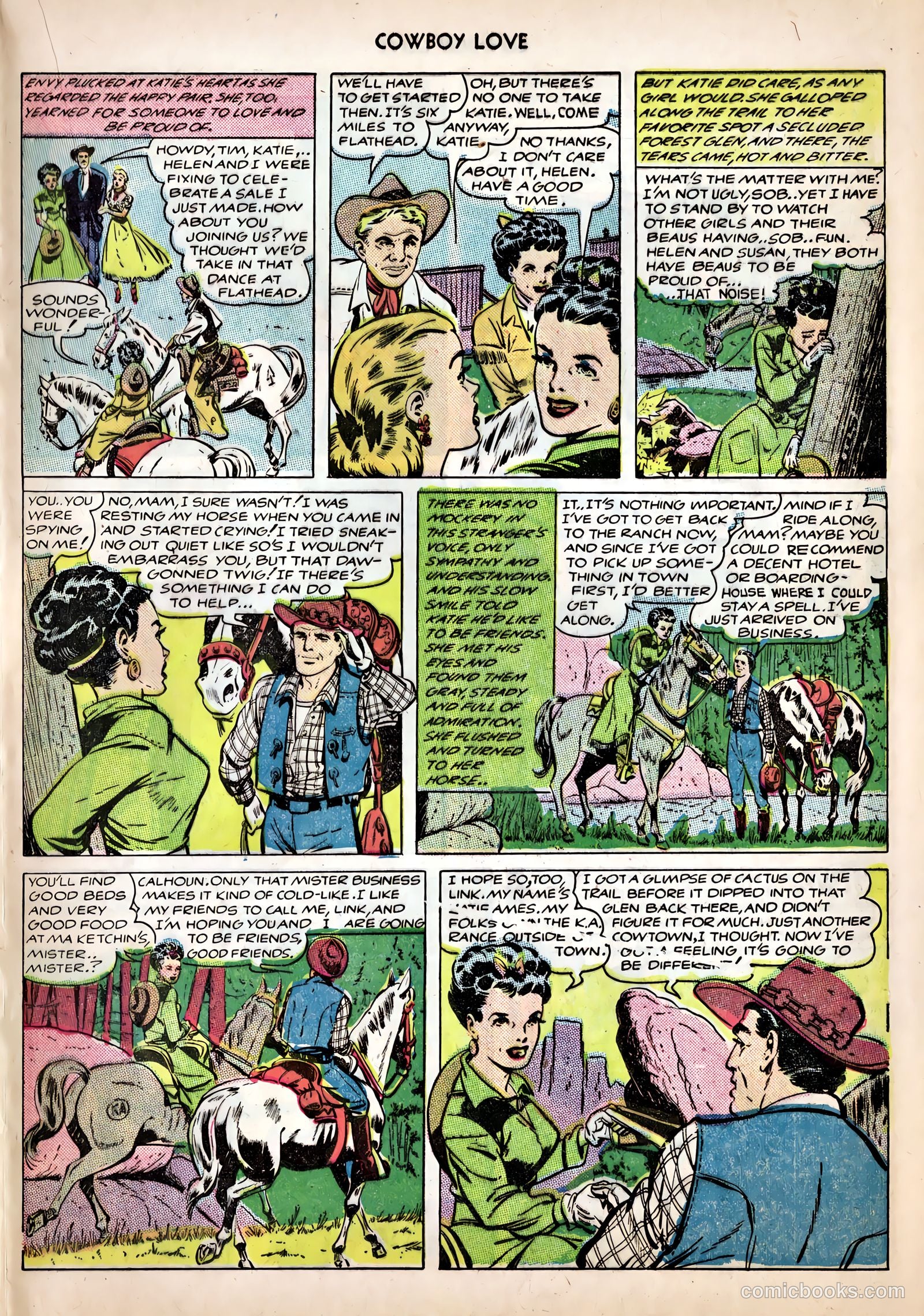 Cowboy Love #10 (1950) — page 17 of 52