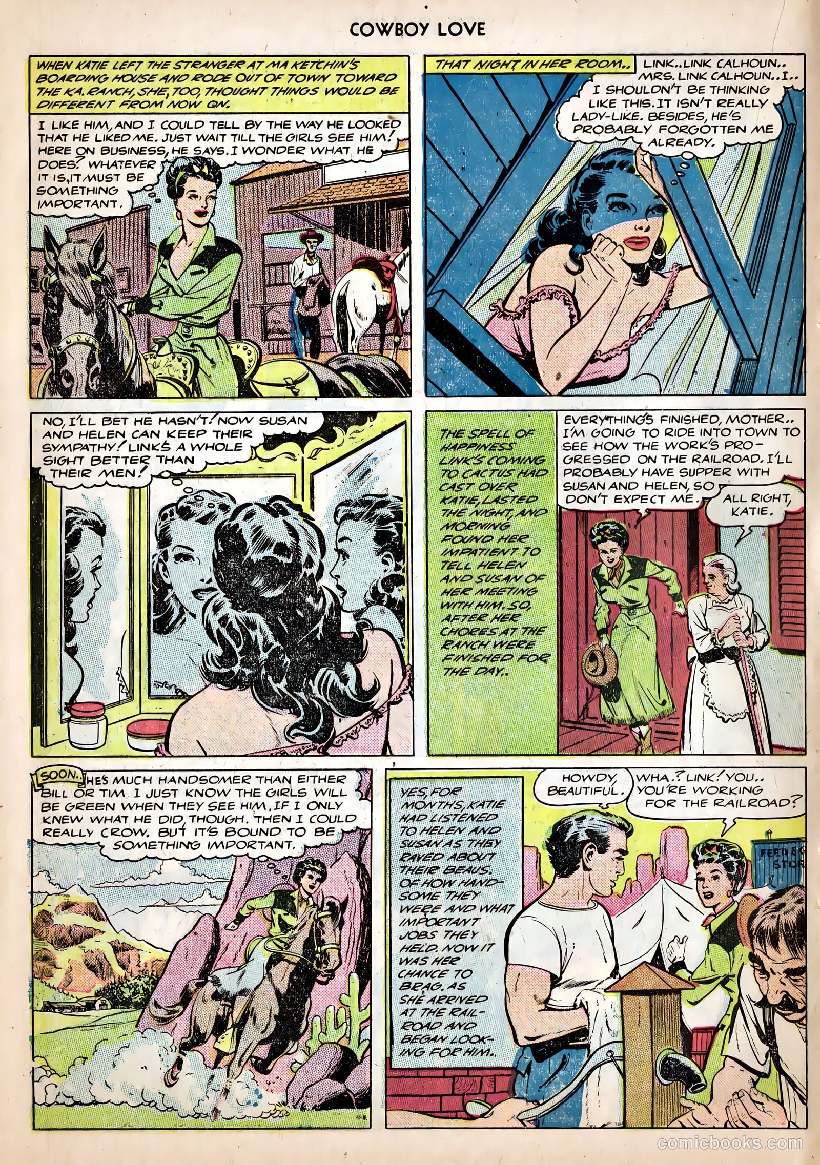 Cowboy Love #10 (1950) — page 18 of 52