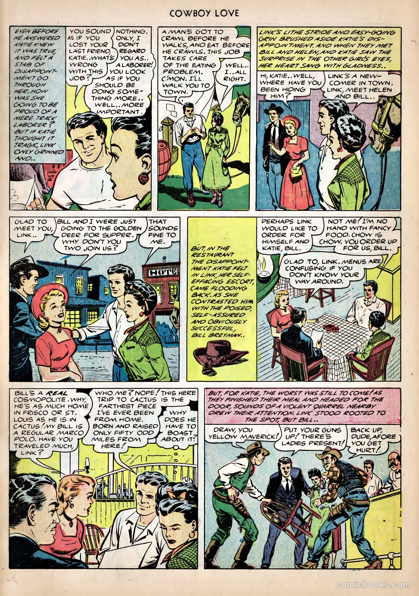 Cowboy Love #10 (1950) — page 19 of 52