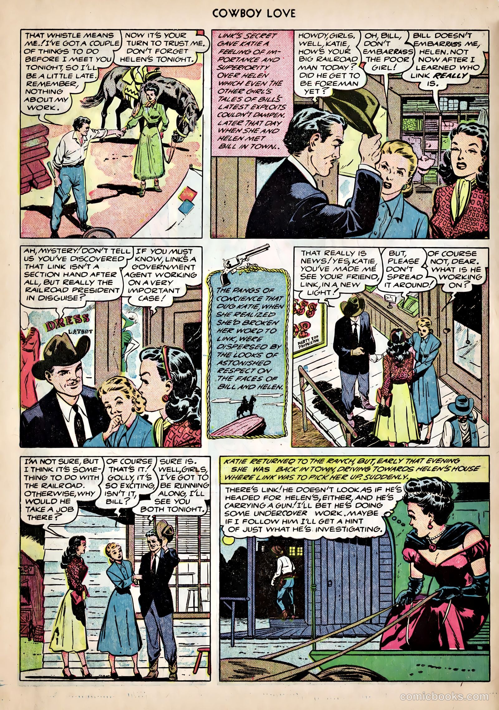Cowboy Love #10 (1950) — page 22 of 52