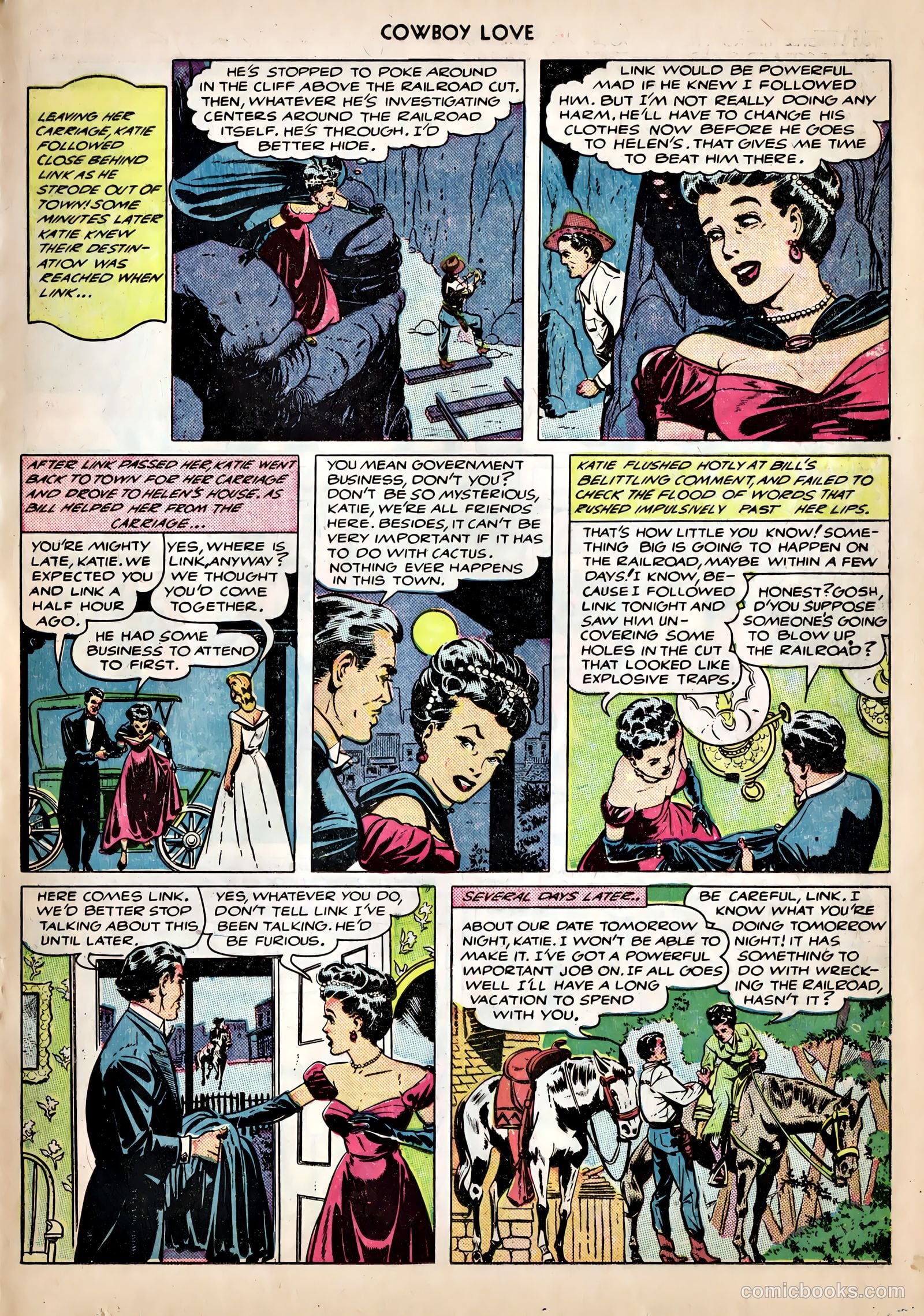 Cowboy Love #10 (1950) — page 23 of 52