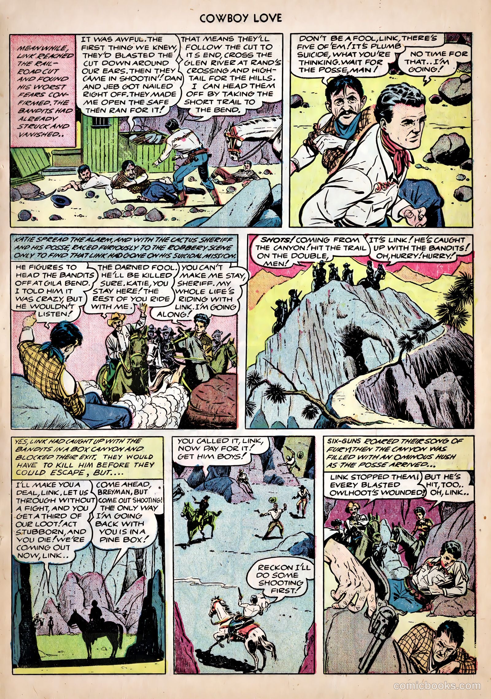 Cowboy Love #10 (1950) — page 25 of 52
