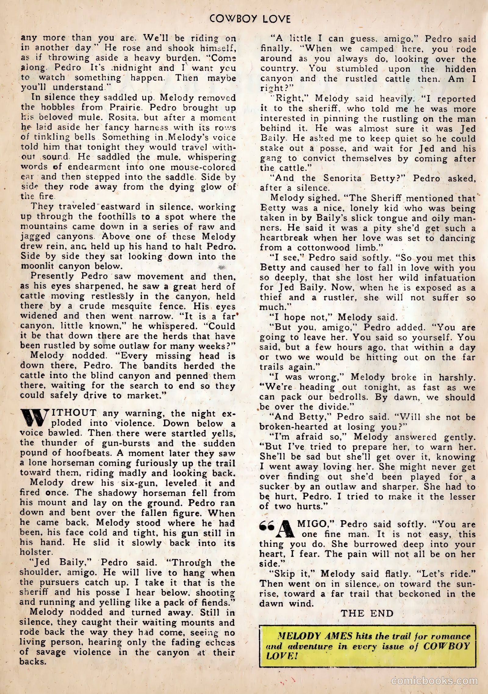 Cowboy Love #10 (1950) — page 28 of 52