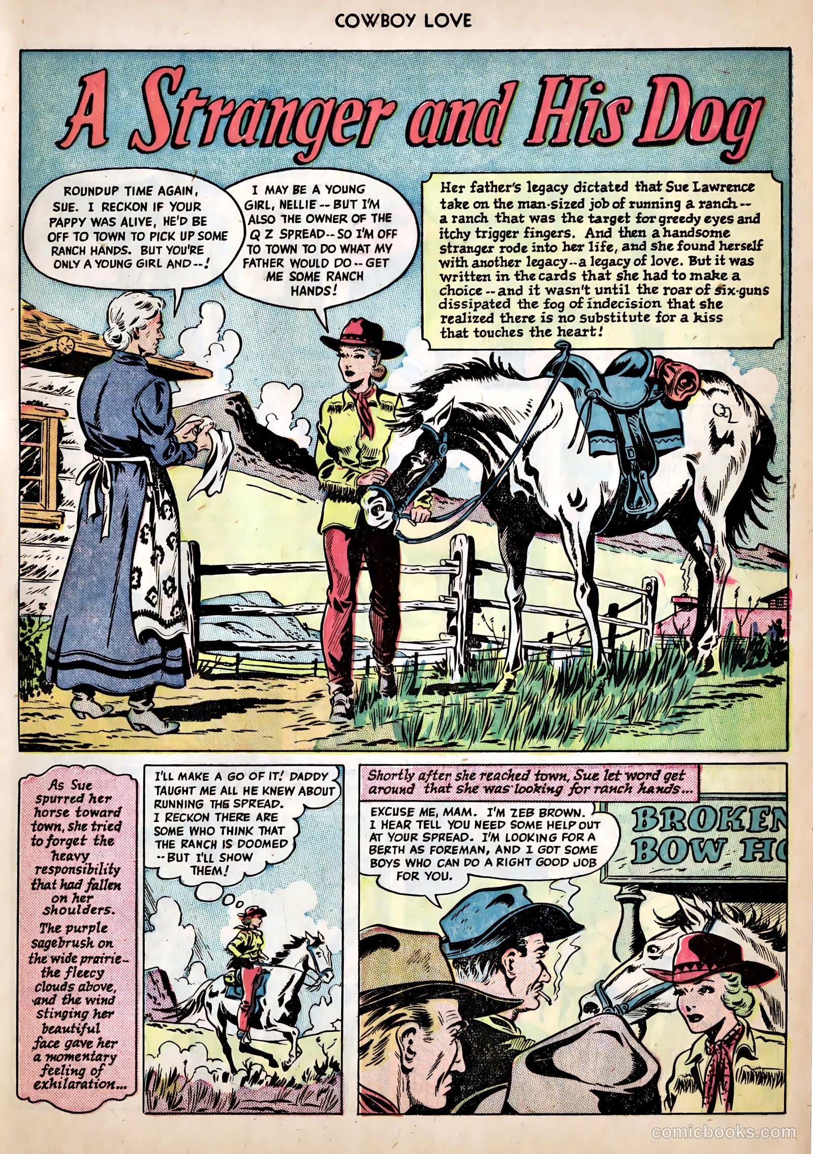 Cowboy Love #10 (1950) — page 29 of 52